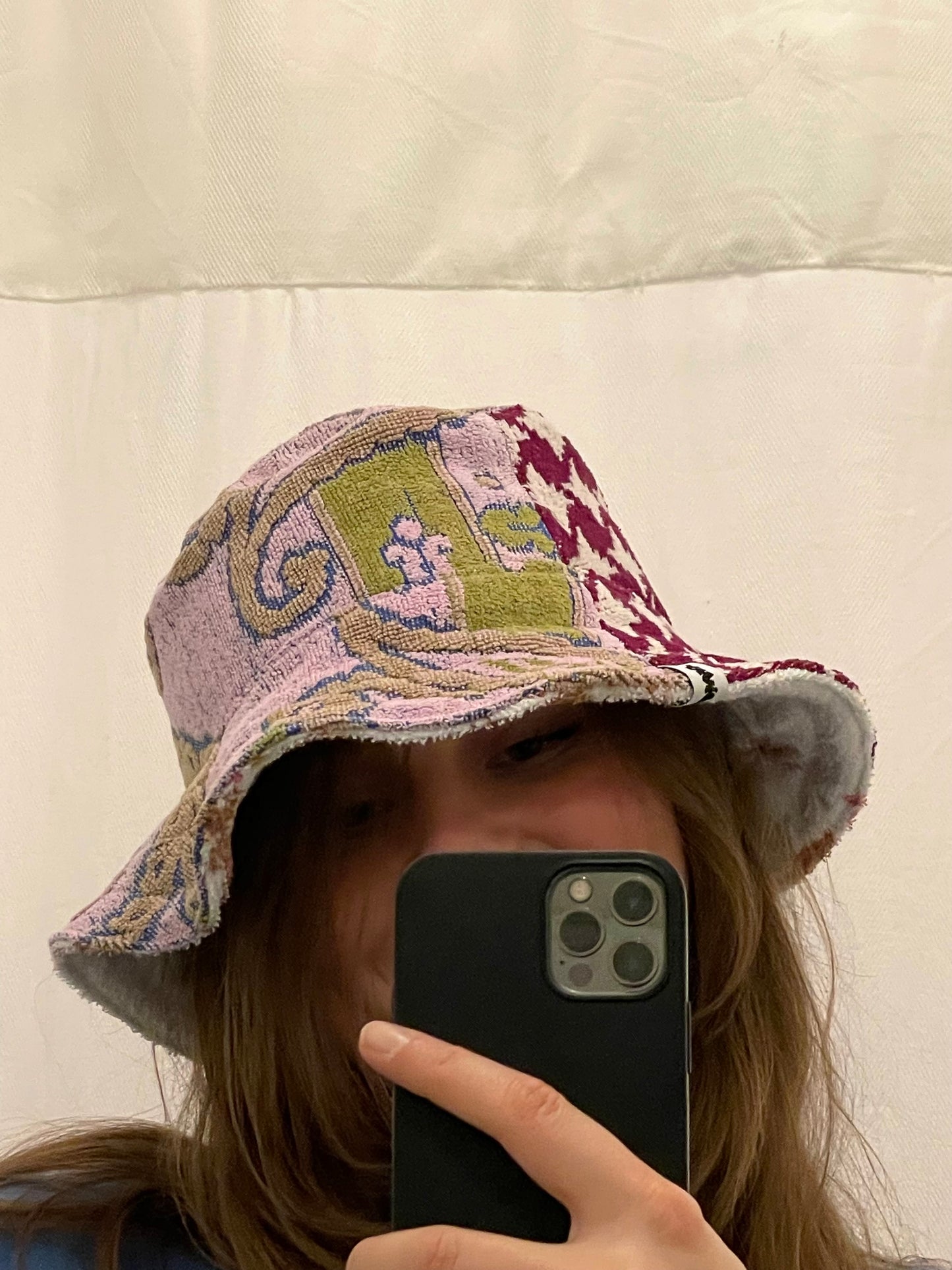 Reversible Bucket Hat birdy / L