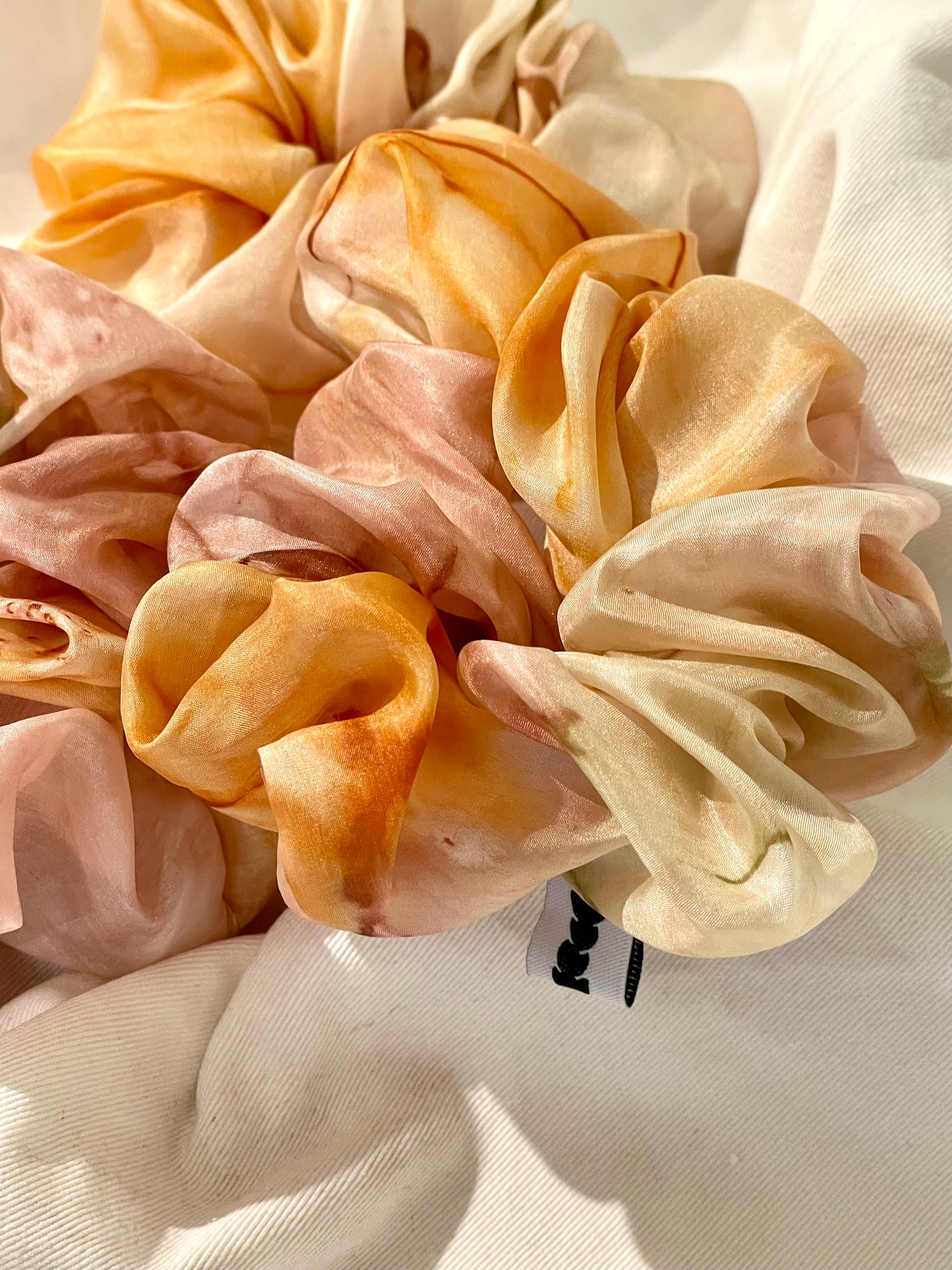 Scrunchie warm pastell