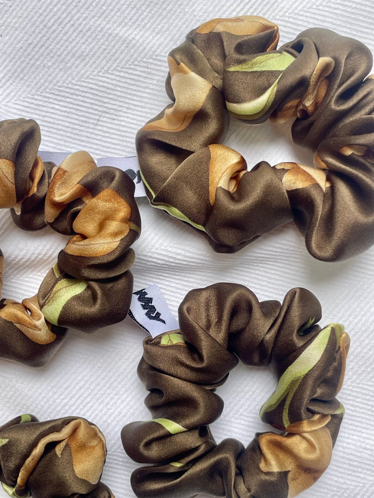 Silk Scrunchie olive garden