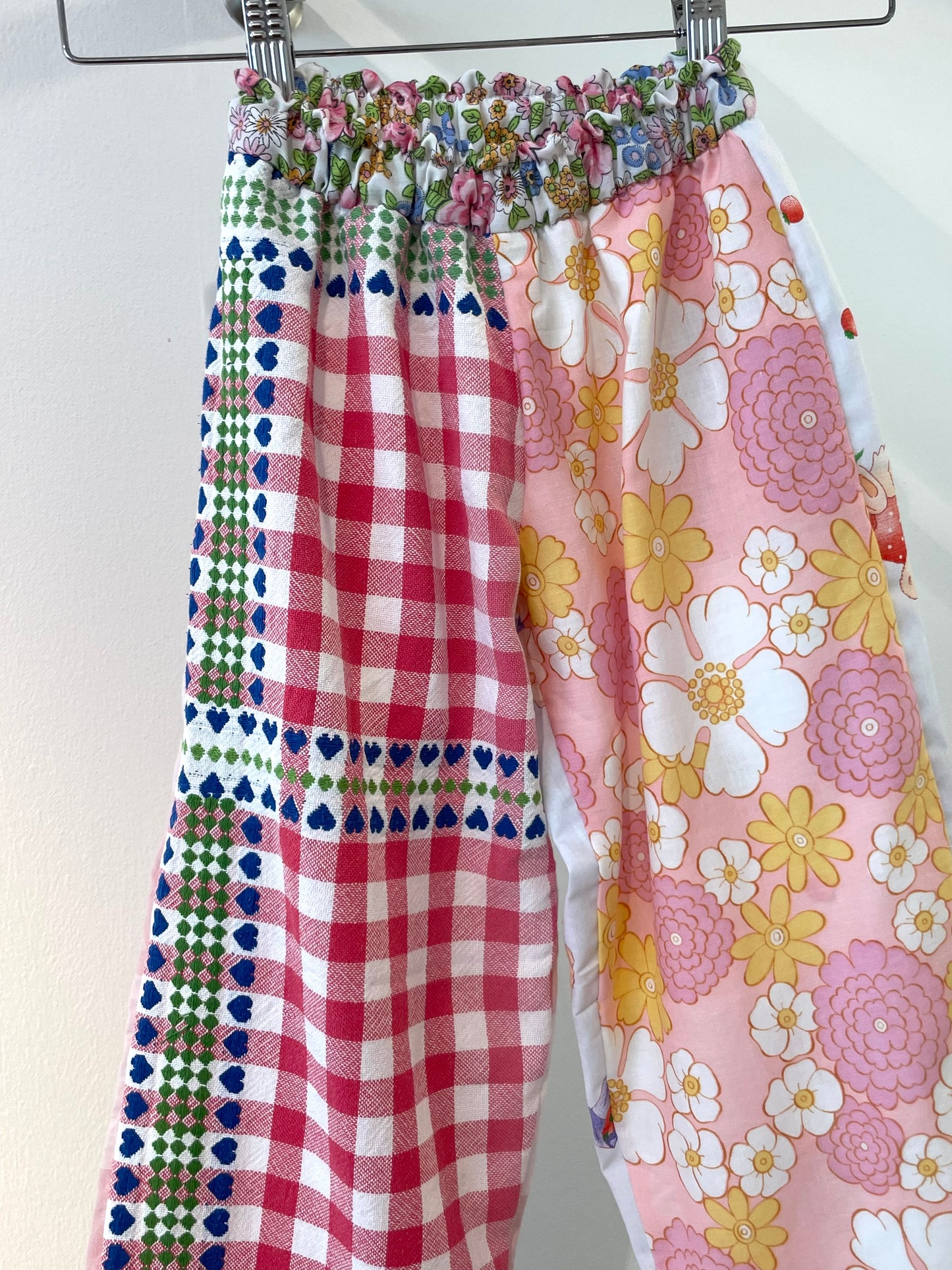Kids pants strawberry teddy - 6y/116-122cm