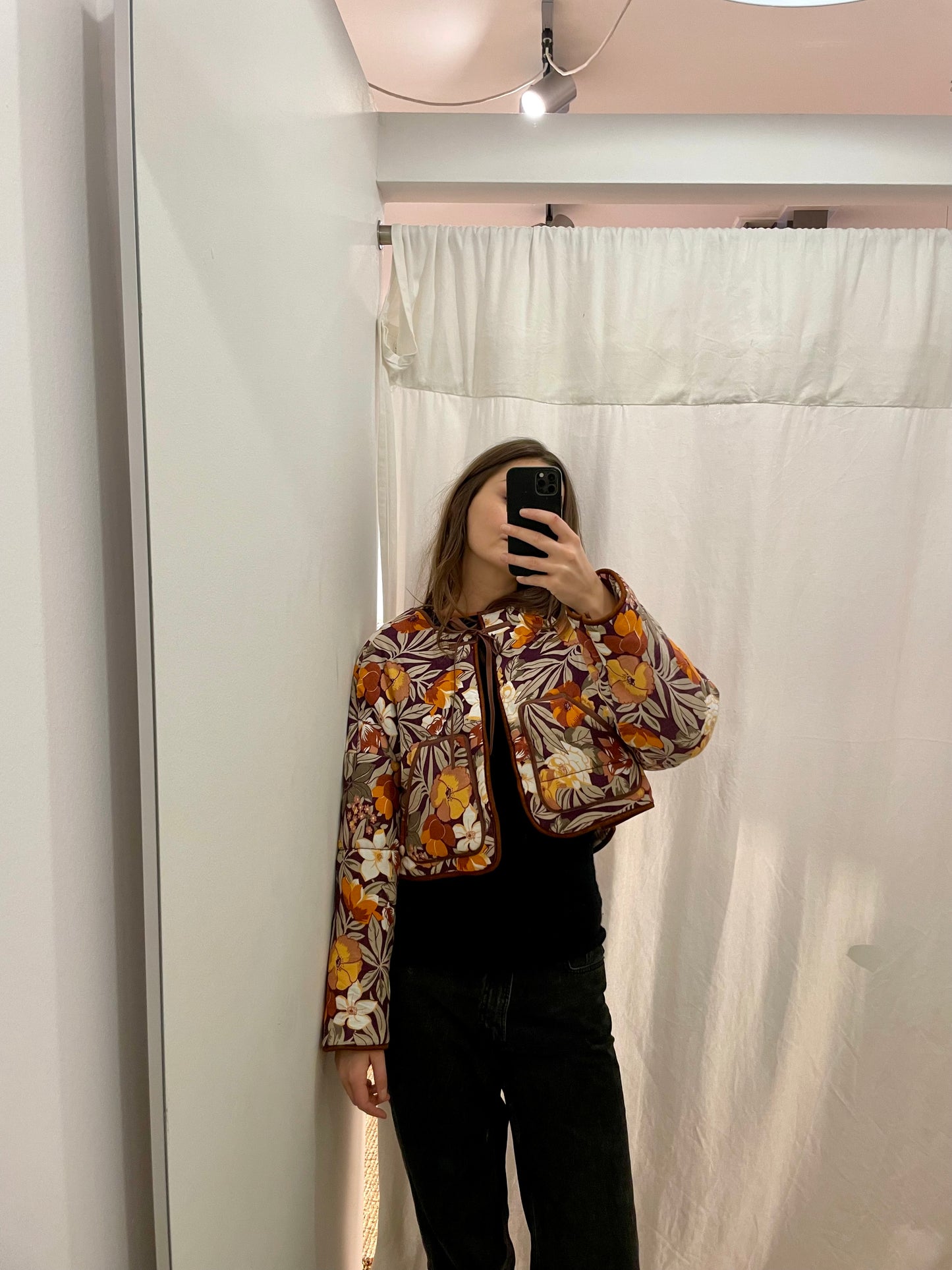 Jacke Emmi 70s flower / S-XL