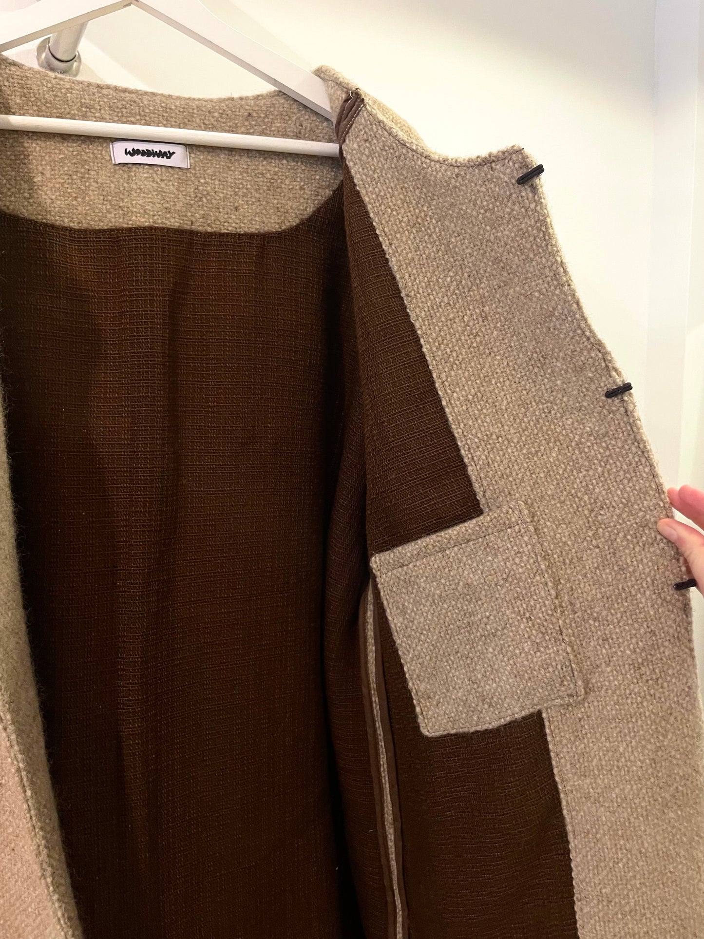 Jacke Emmi Long nature / S-XL