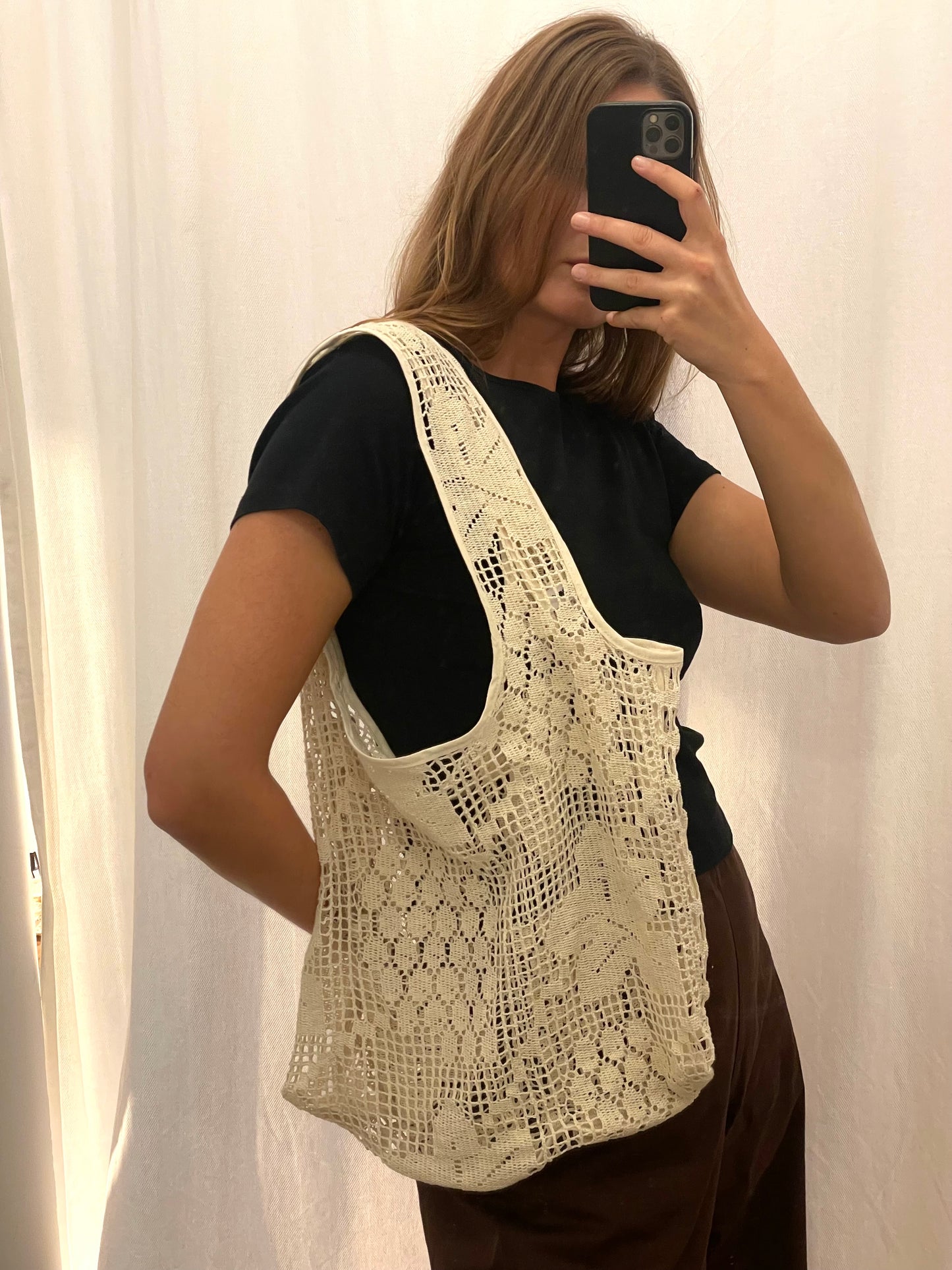Filet Lace Bag Caroline
