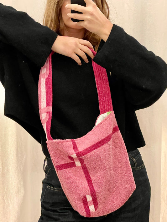 Effi shoulder bag pink origami