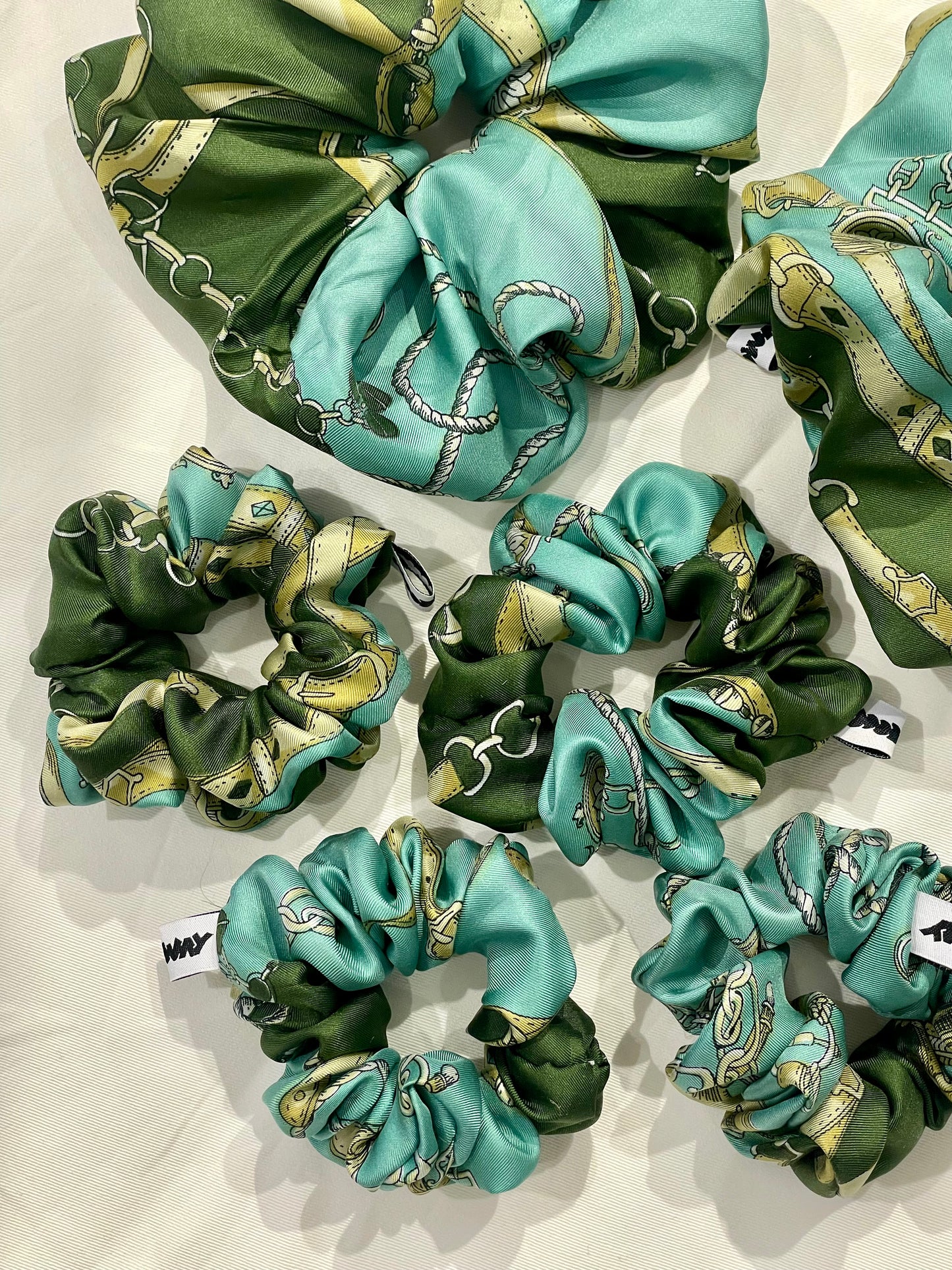 Scrunchie royal green