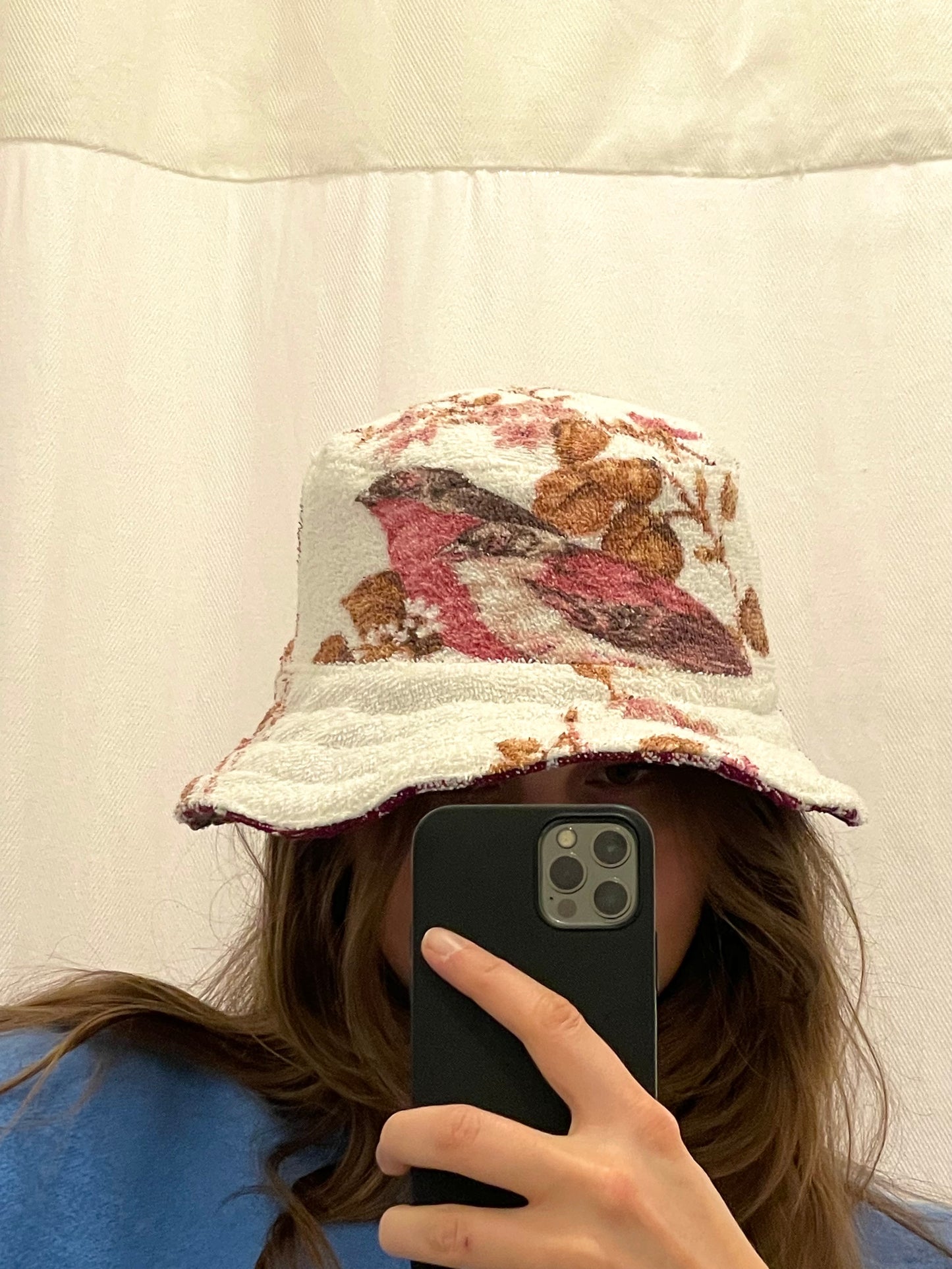 Reversible Bucket Hat birdy / L