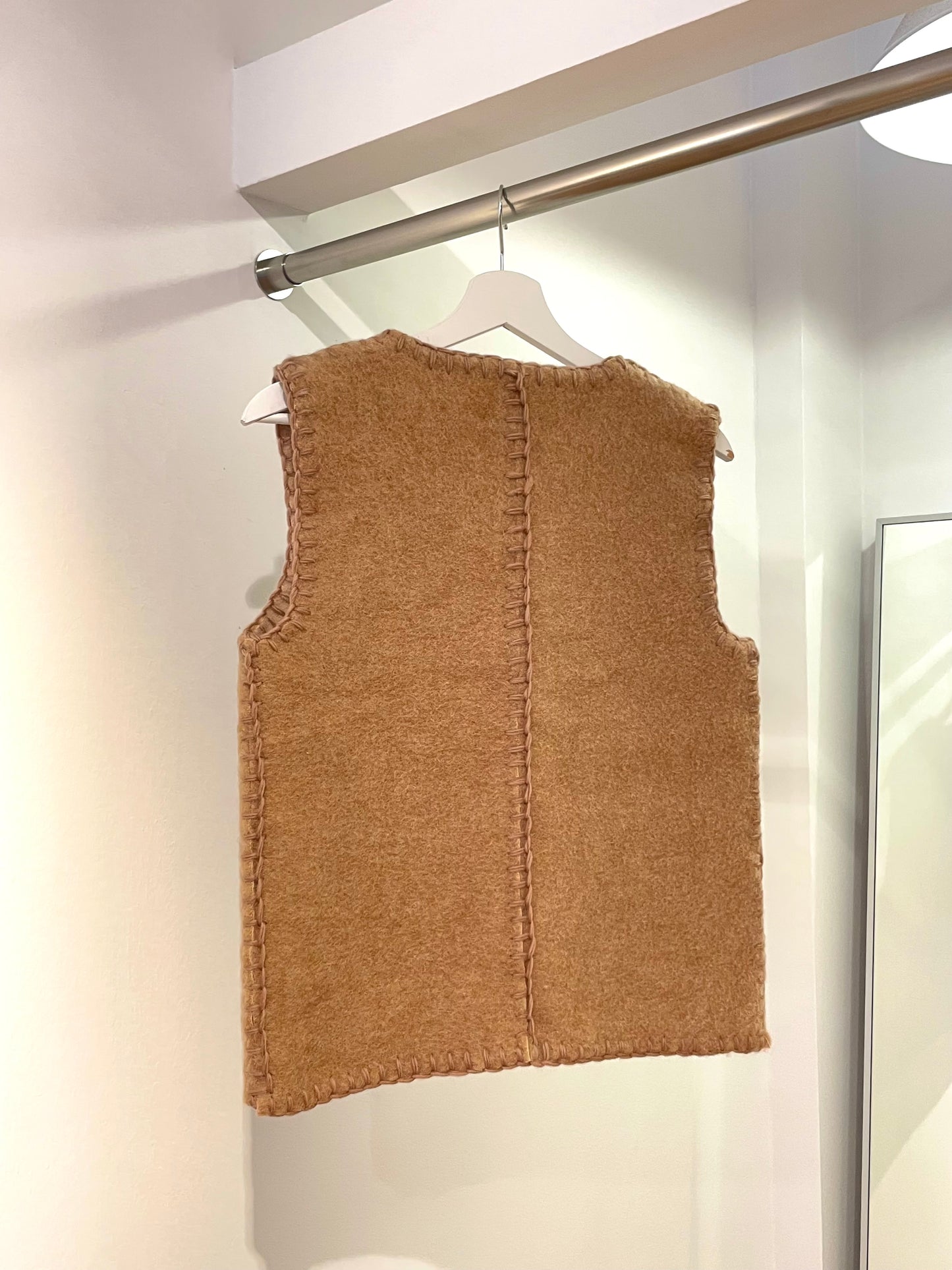 Weste Adan soft camel / S