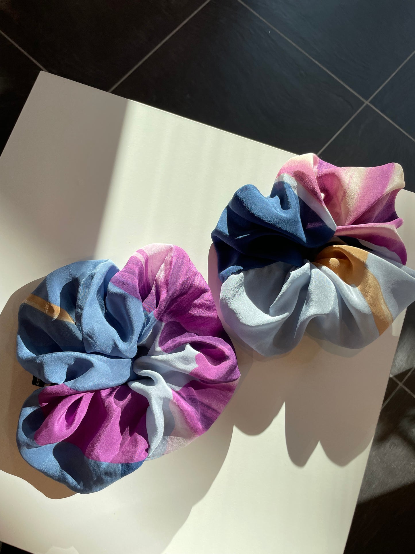 XXL Scrunchie blue feel