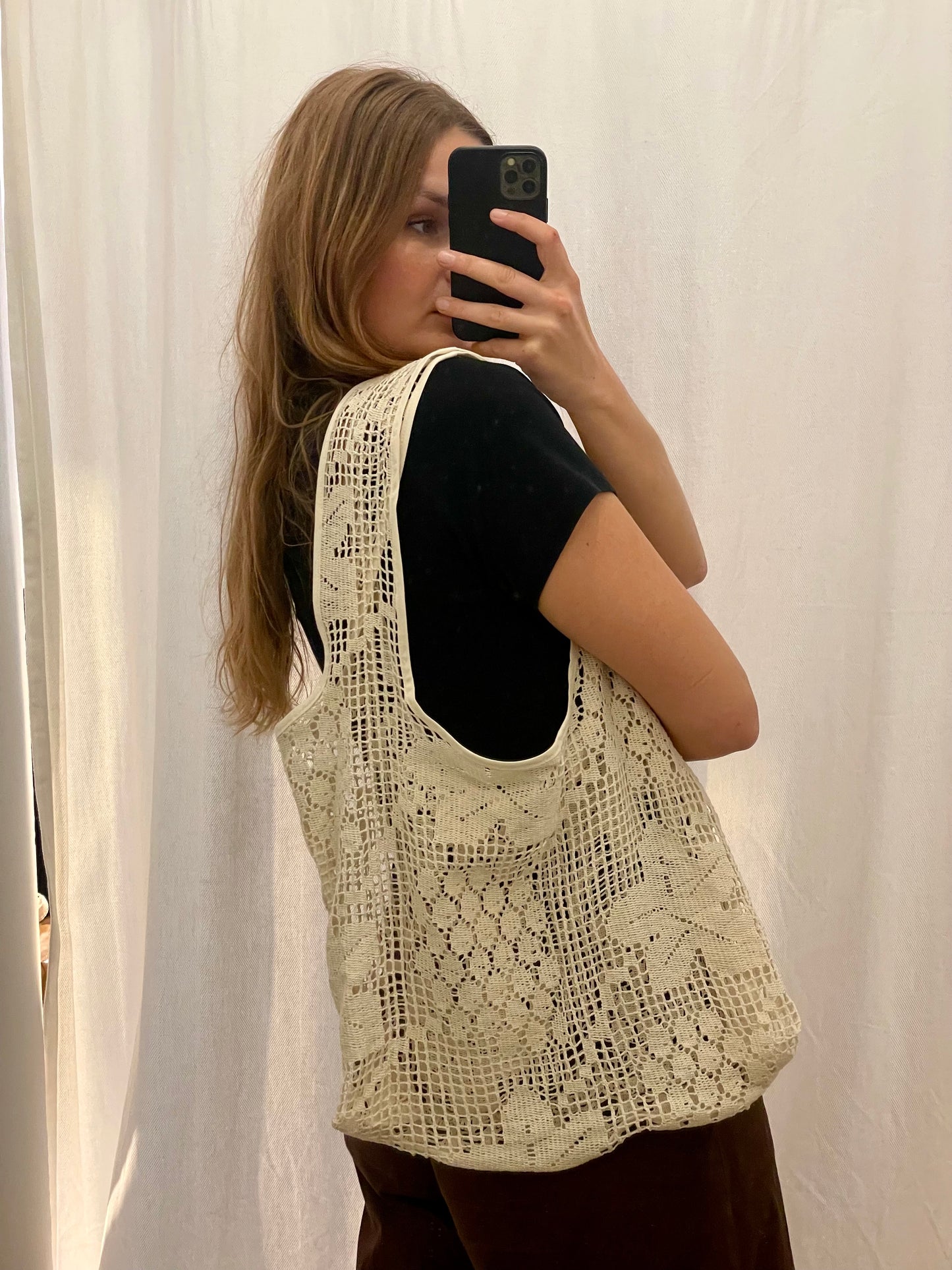 Filet Lace Bag Caroline