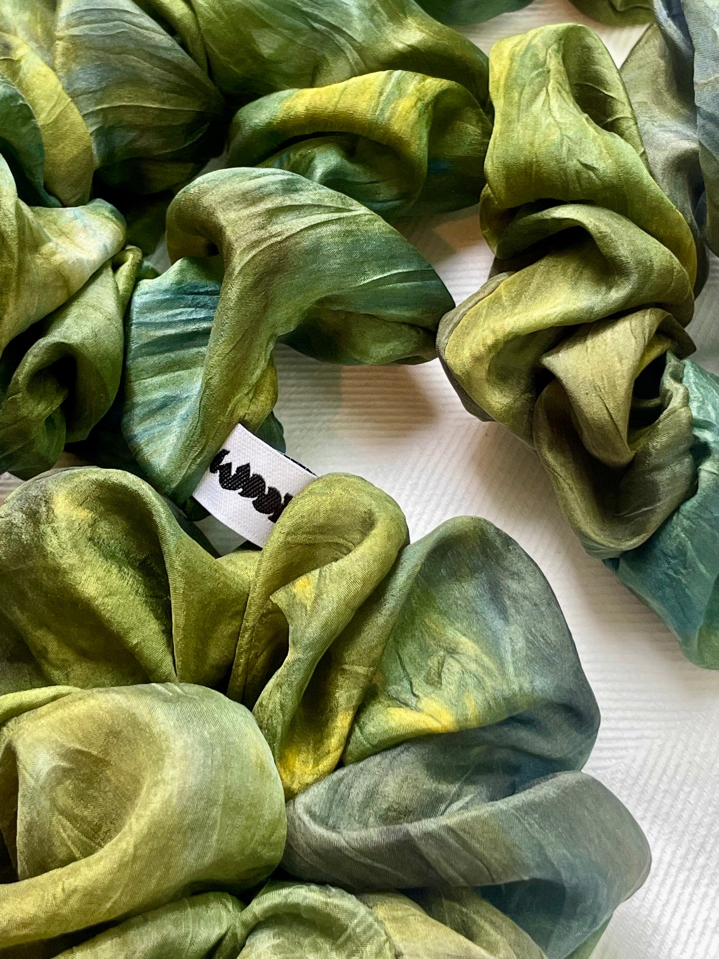 Silk Scrunchie deep ocean