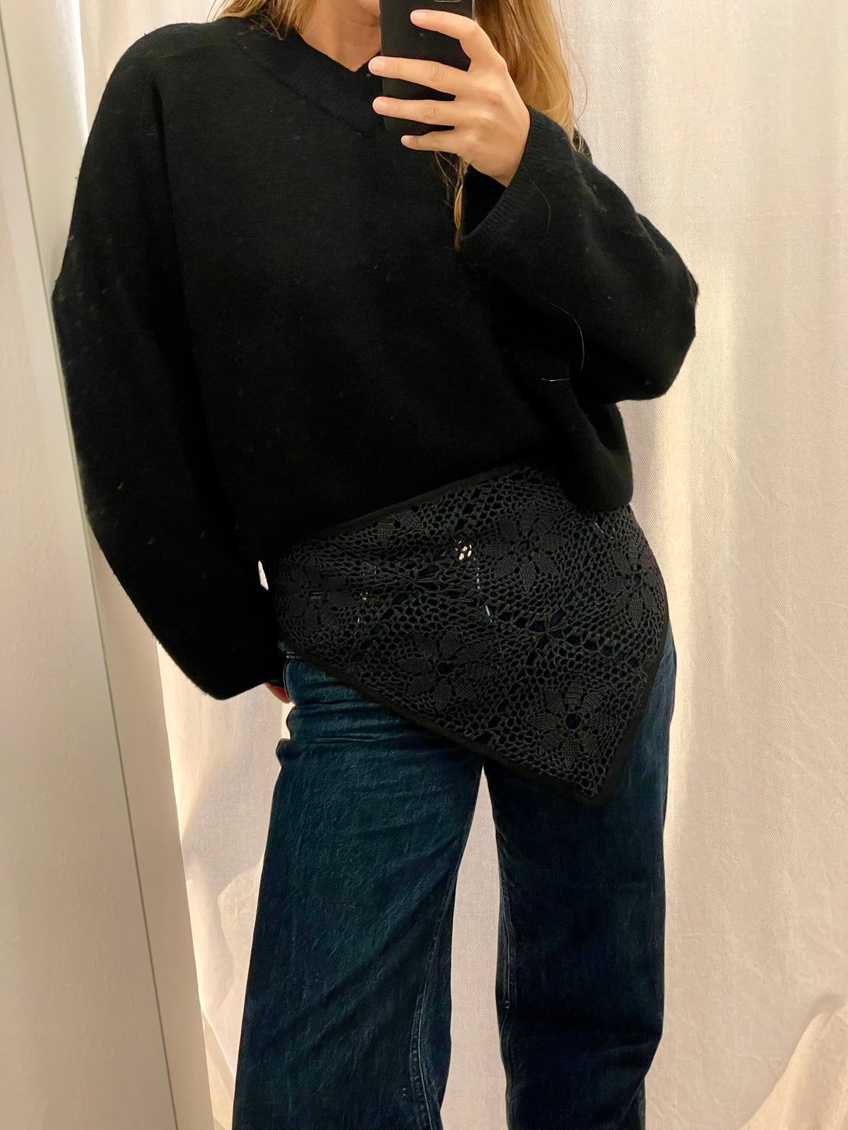 Filet Lace belt #13