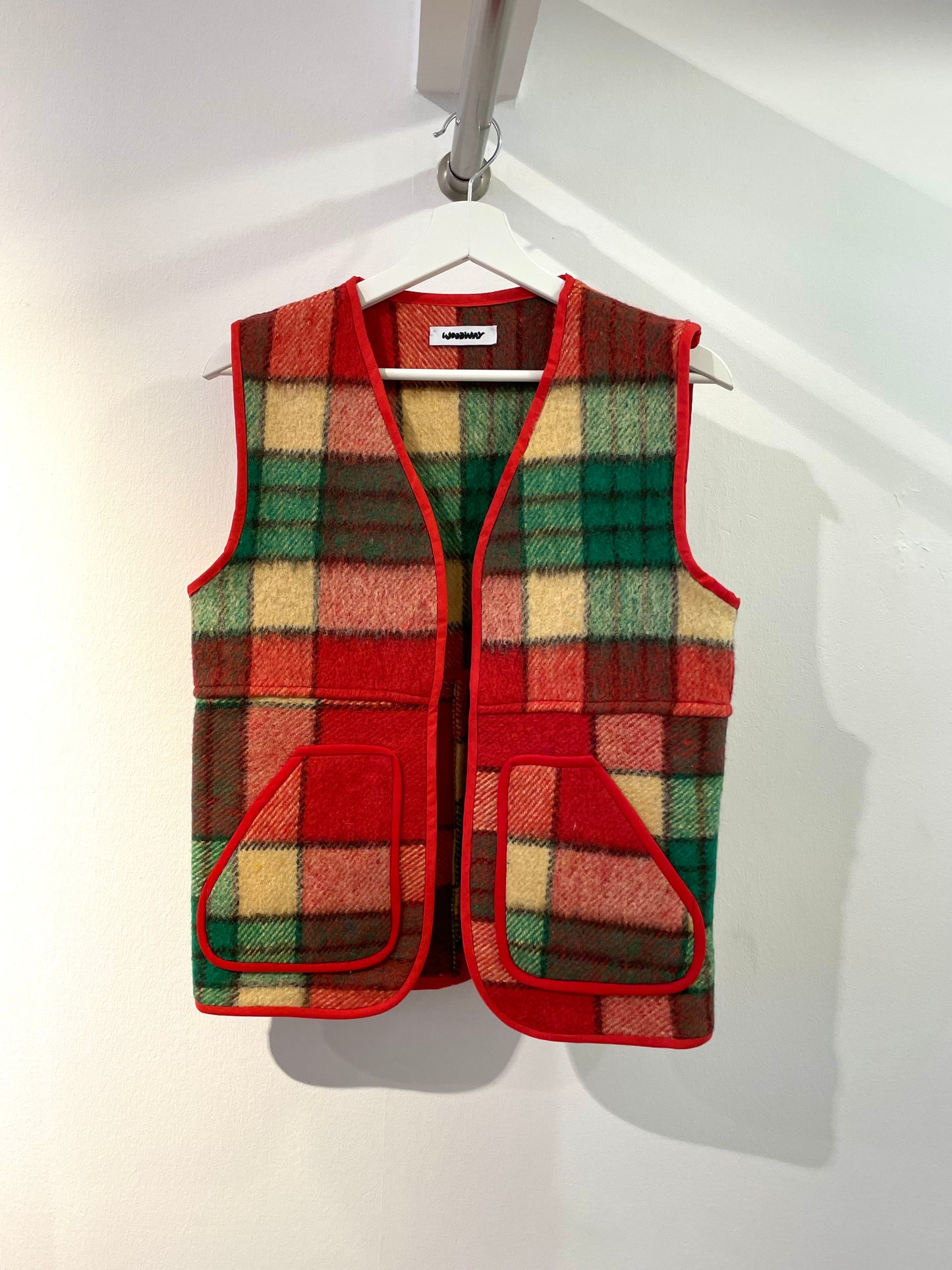 Weste Adan fire tartan S