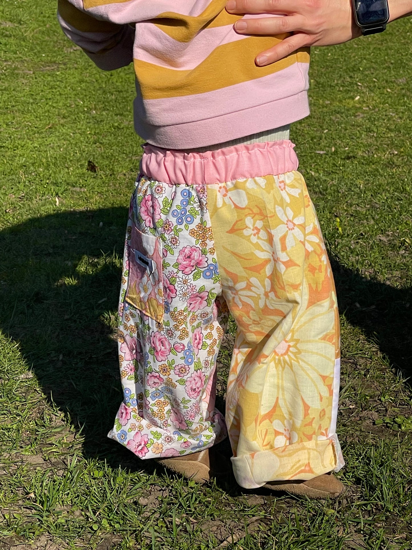 Kids pants pastel blossom - 2y/92-98cm