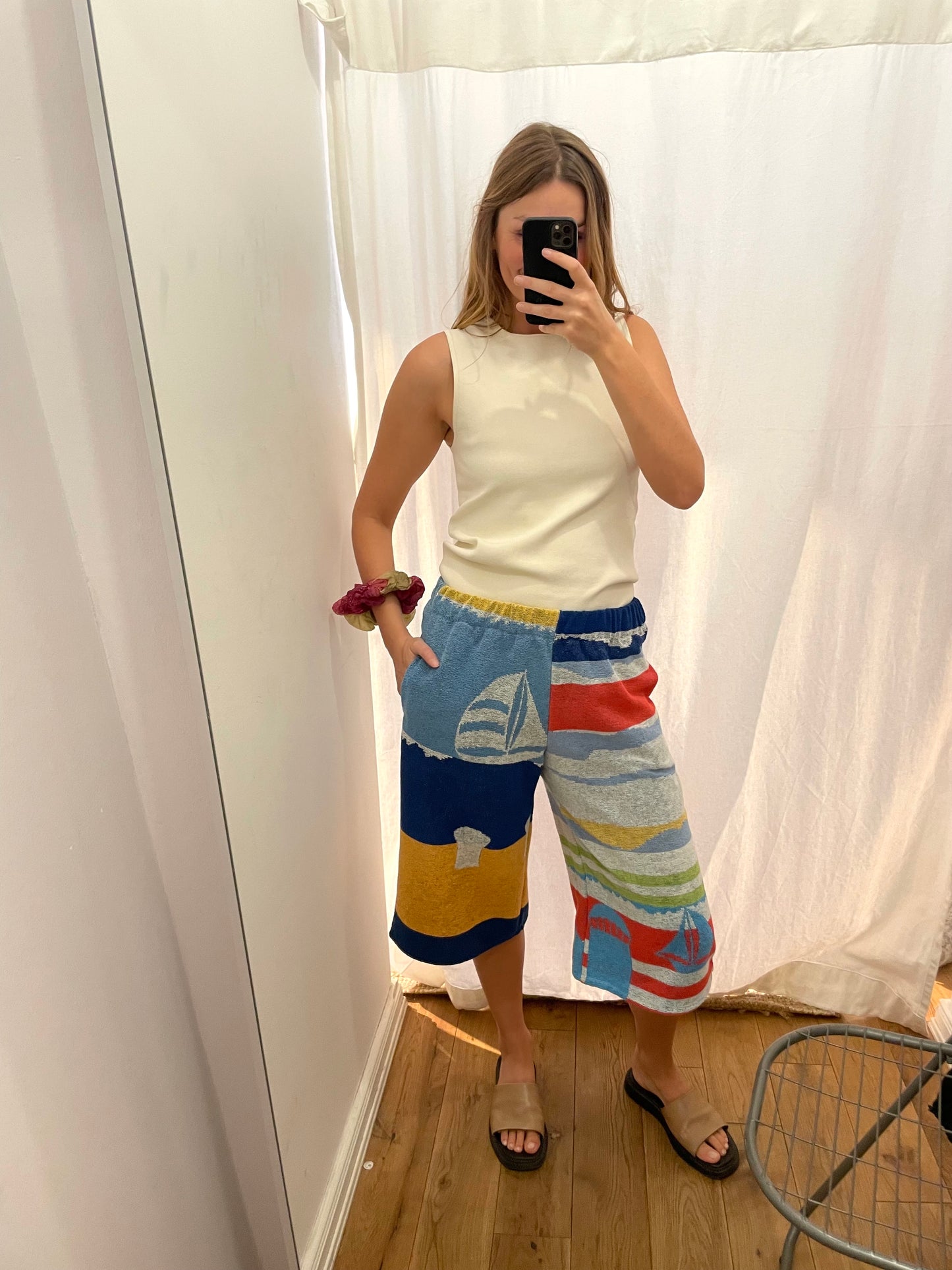 Frottee Pants Baltic Sea / M