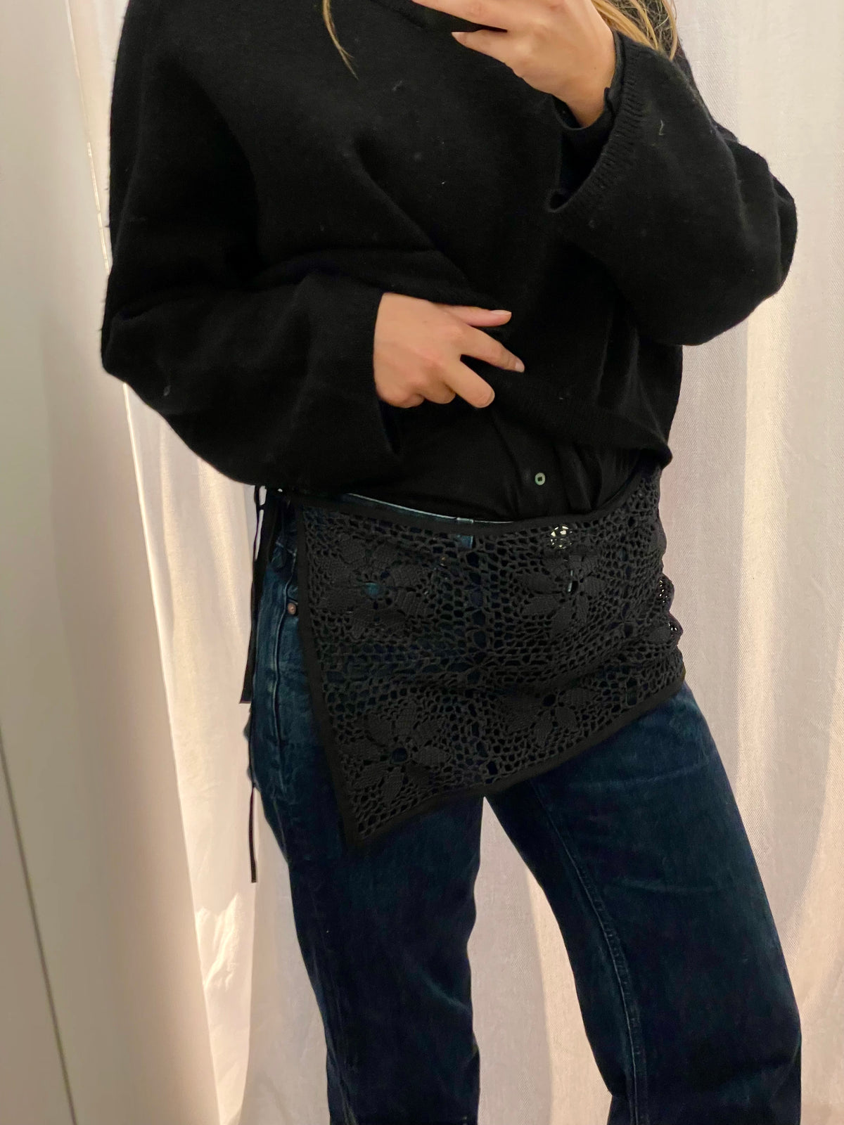 Filet Lace belt #8
