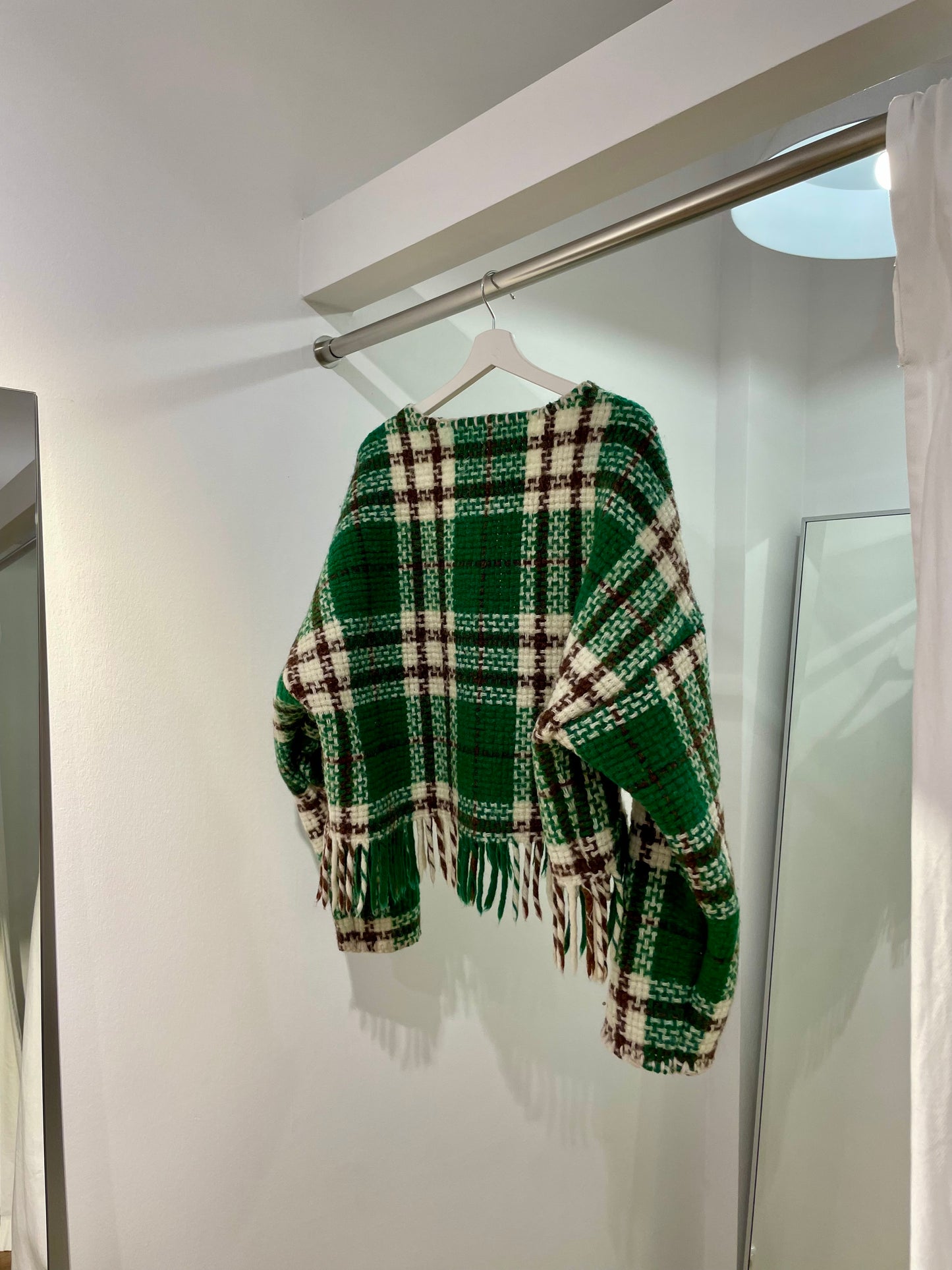 Jacke Emmi forest tartan/ S-XL