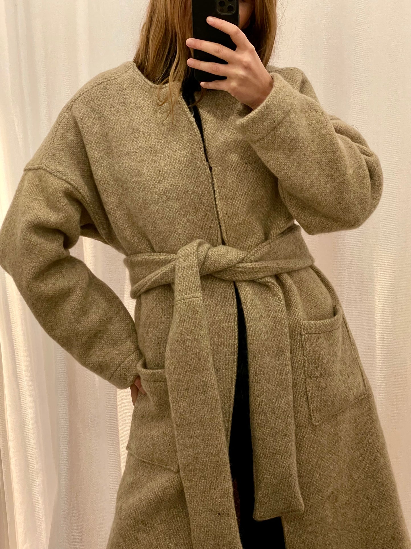 Jacke Emmi Long nature / S-XL