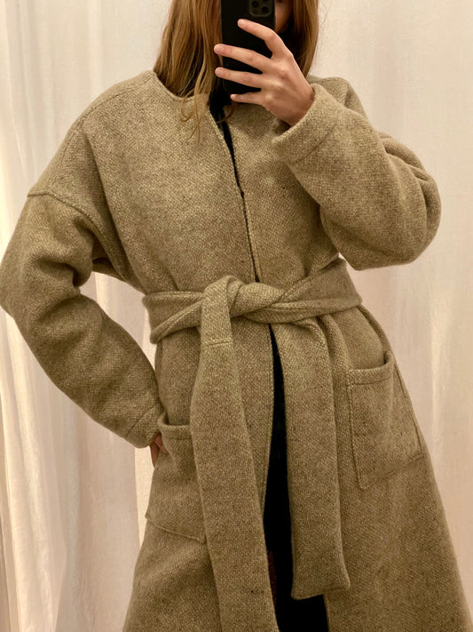 Jacke Emmi Long nature / S-XL