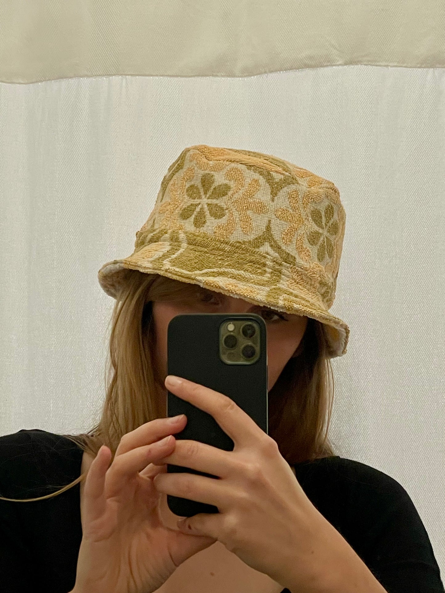 Reversible Bucket Hat pastell flower