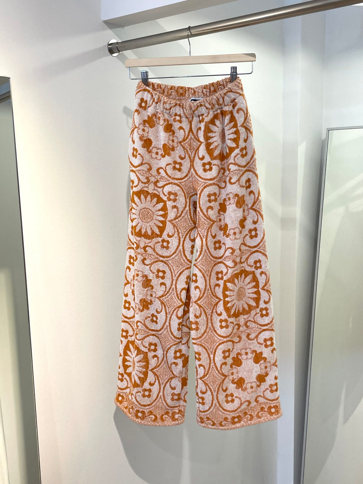 Frottee Pants nostalgic flowers / XS/S