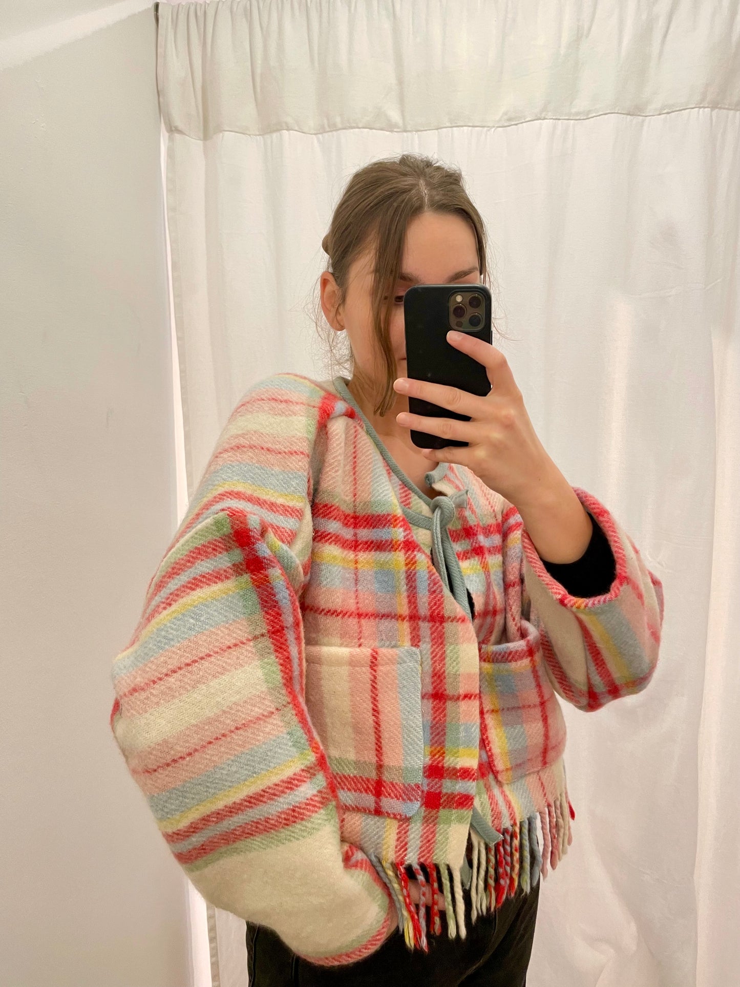 Jacke Emmi colorful tartan/ S-XL