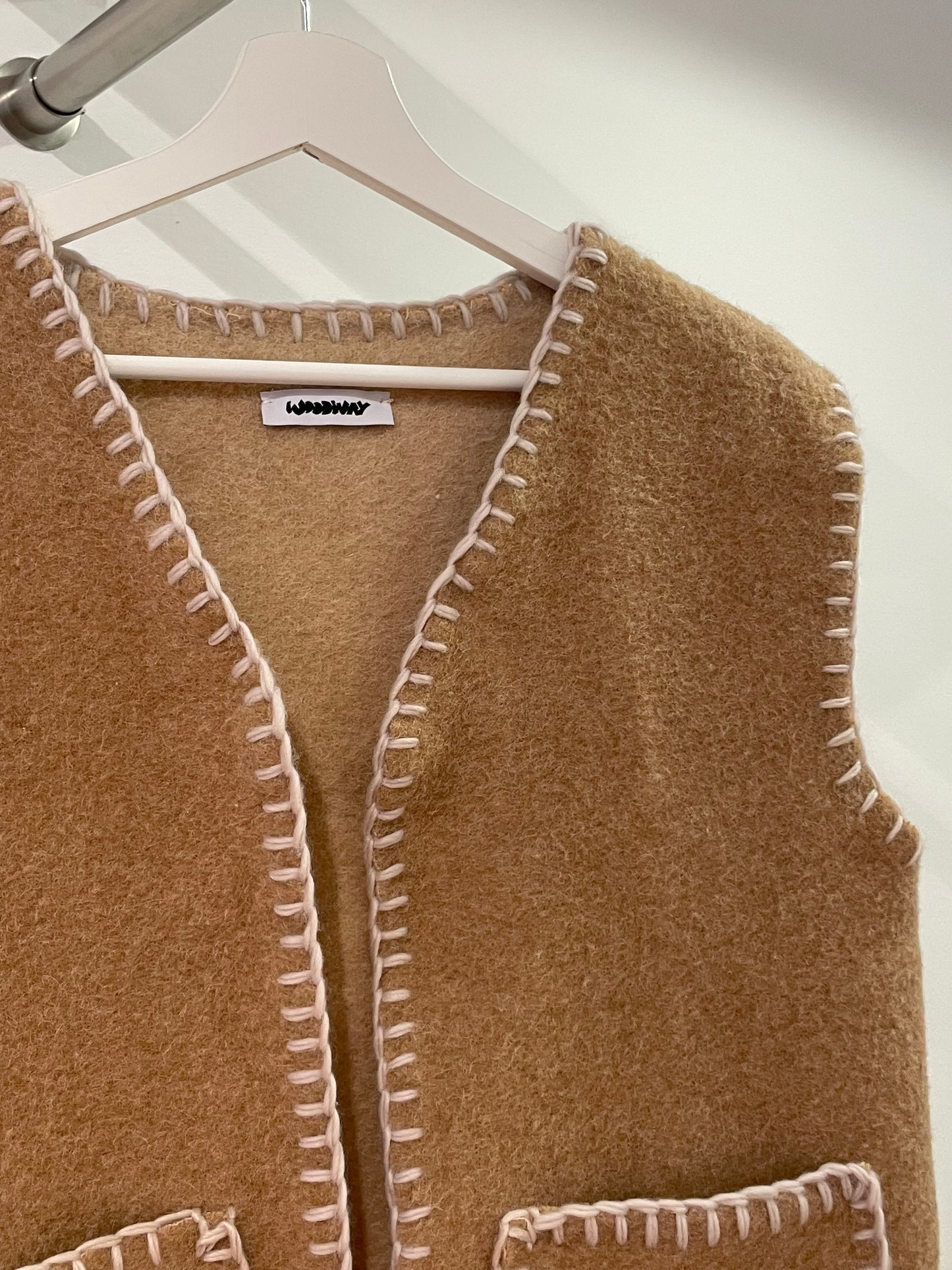 Weste Adan soft camel / L