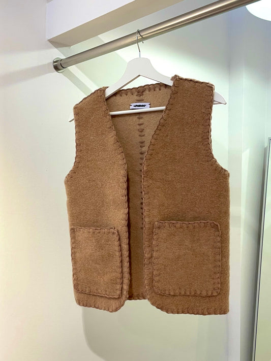 Weste Adan soft camel / S