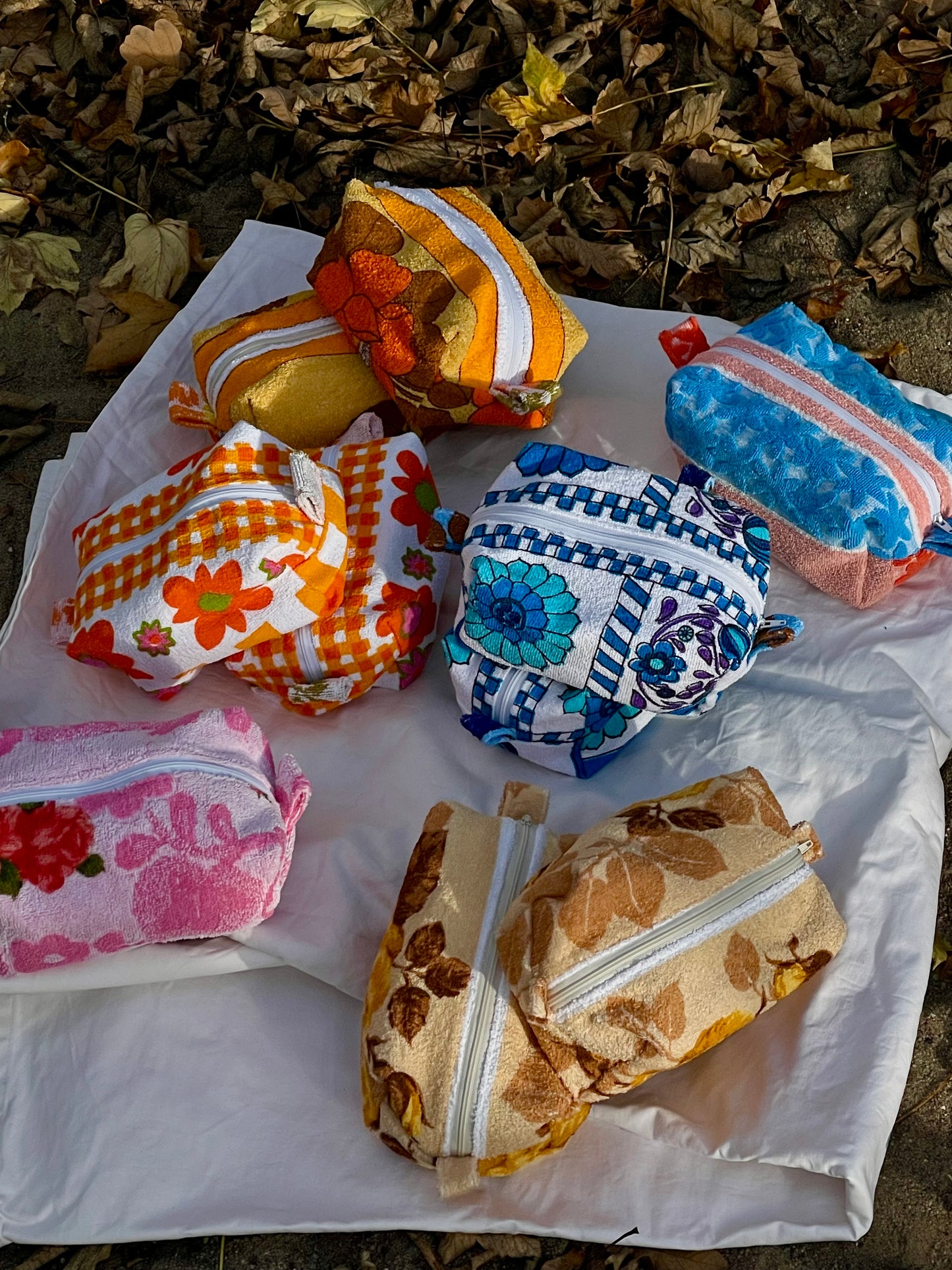 Cosmetic bag fun colors