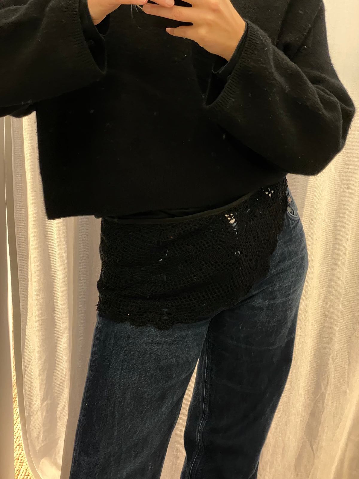 Filet Lace belt #9