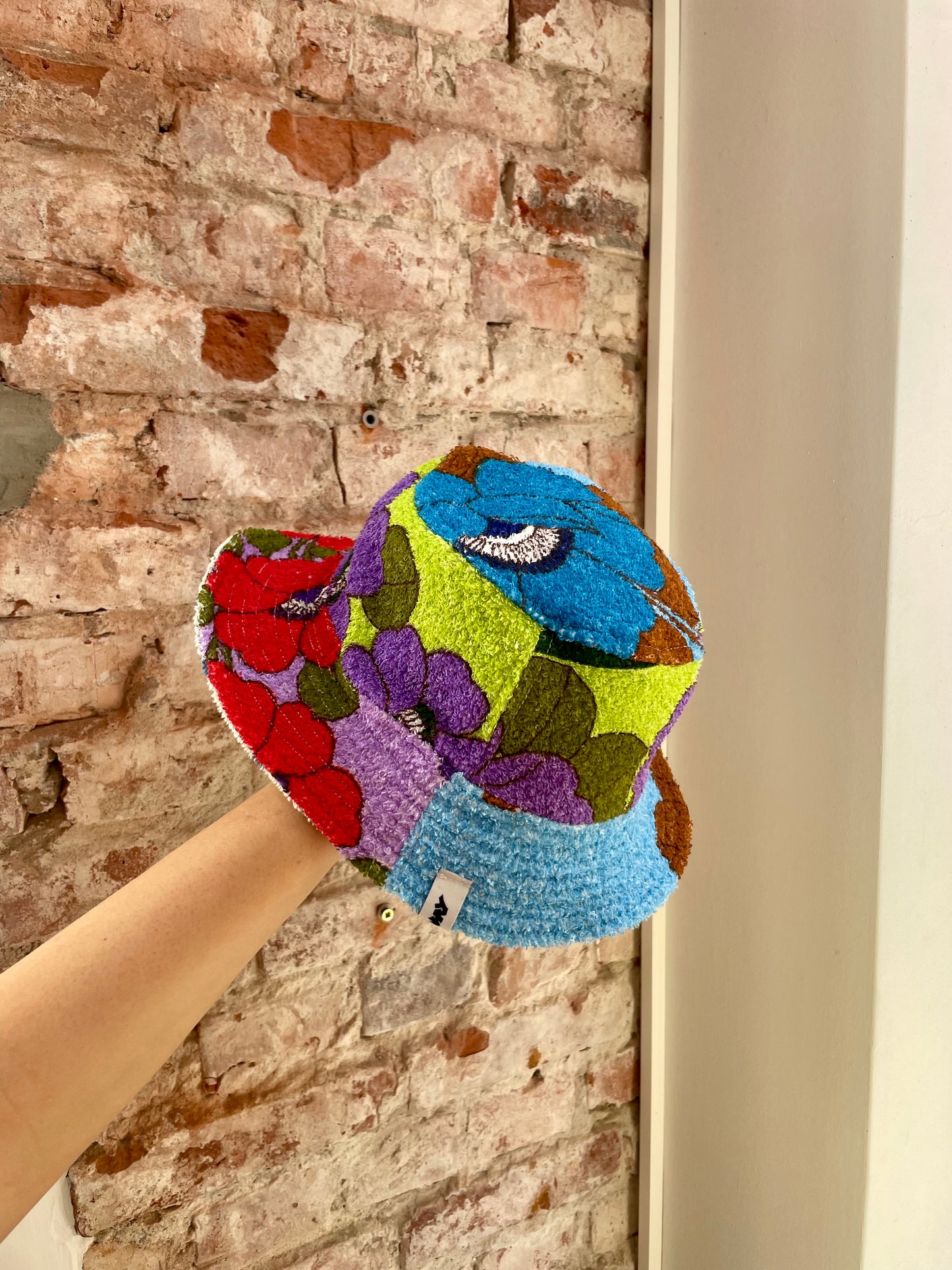 Reversible Bucket Hat comic flower