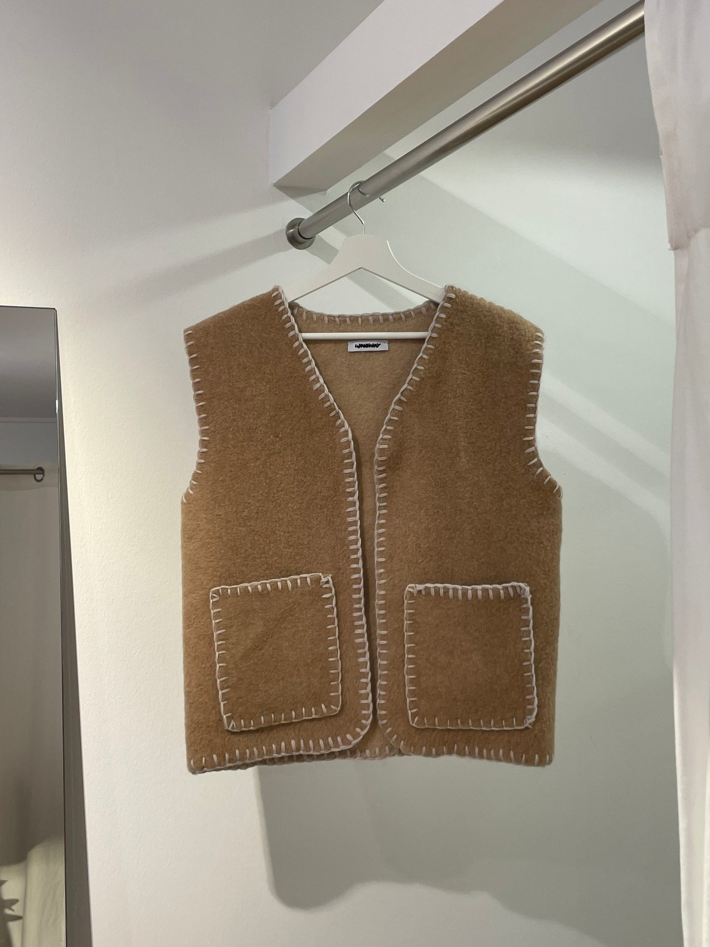 Weste Adan soft camel / L