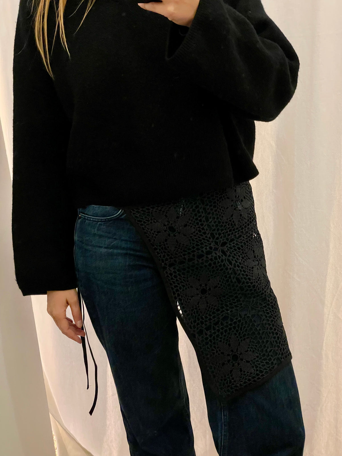 Filet Lace belt #11