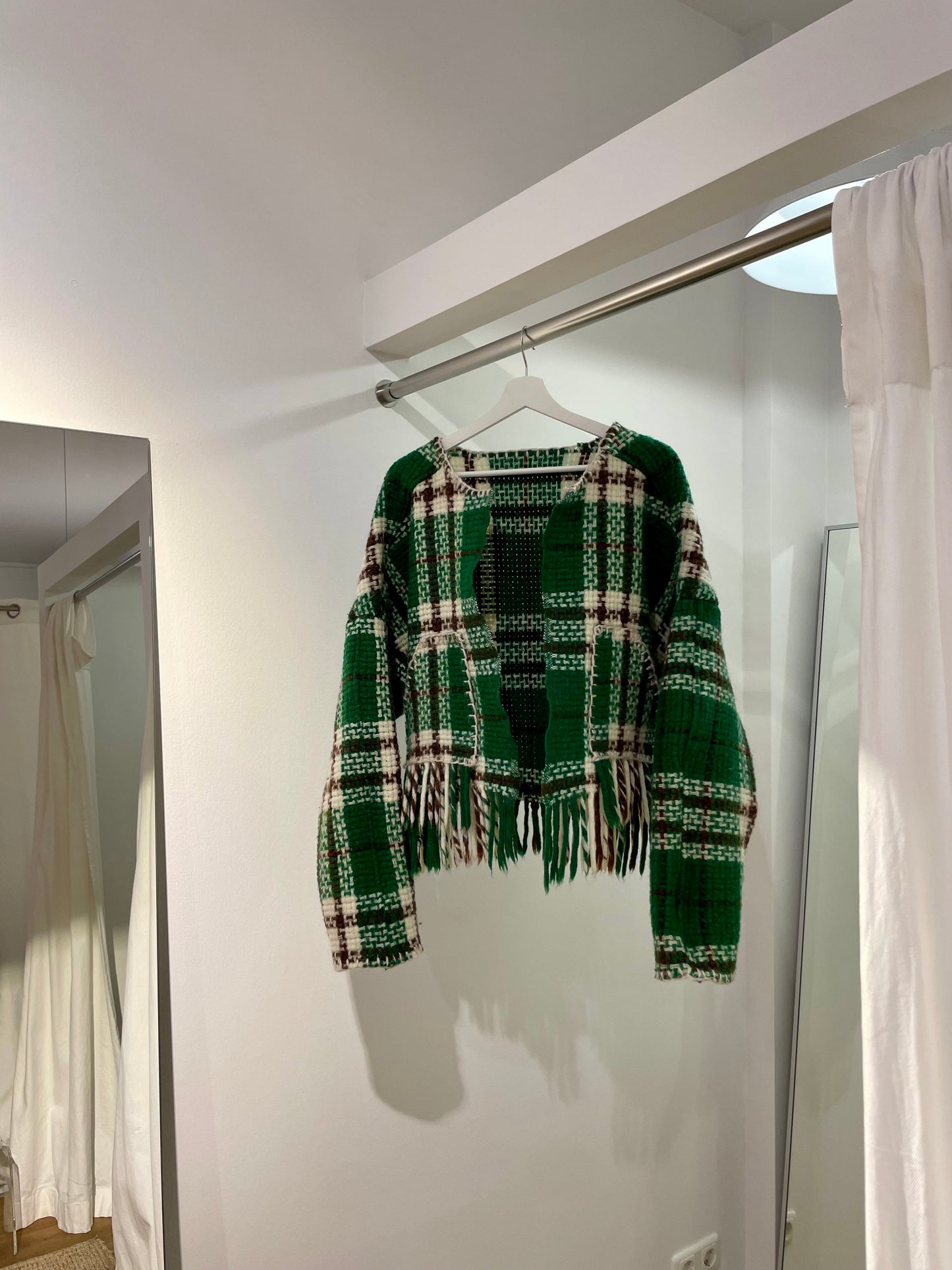 Jacke Emmi forest tartan/ S-XL