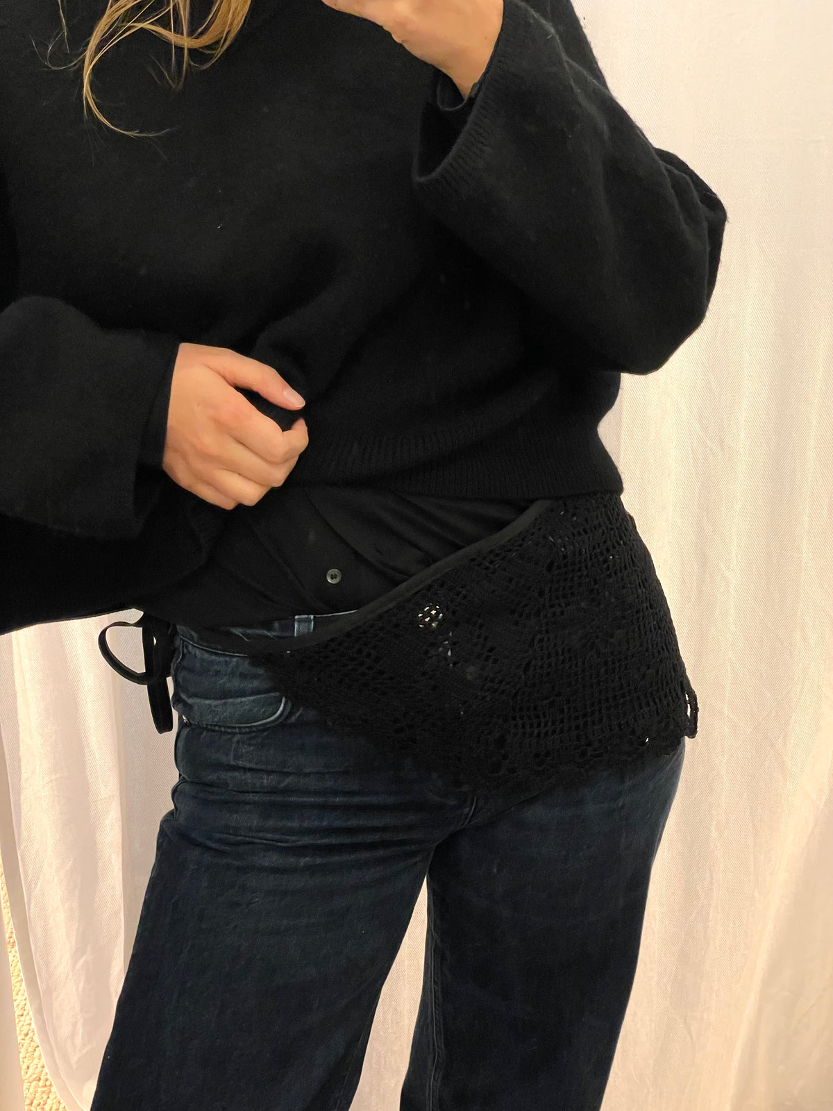 Filet Lace belt #9