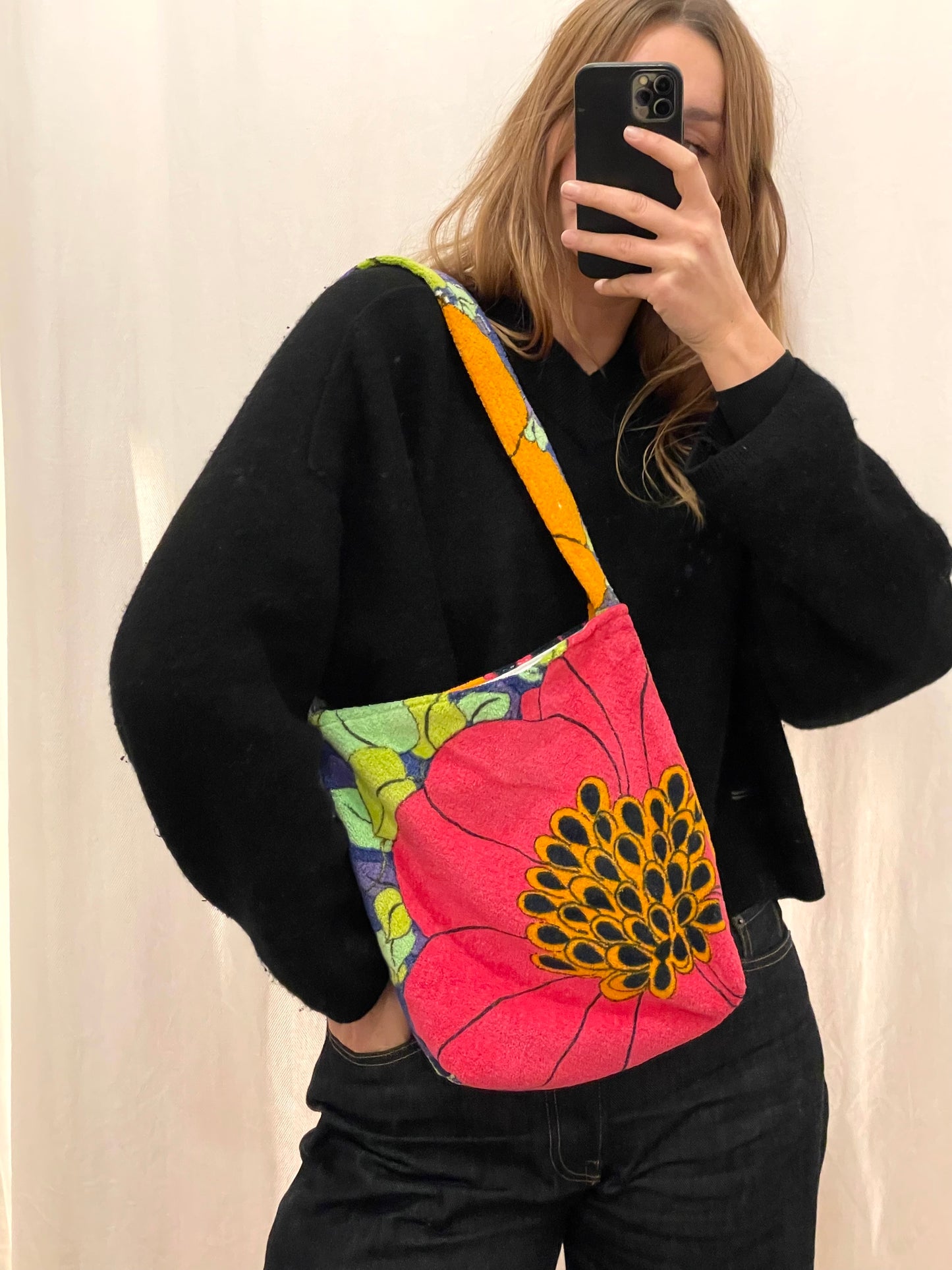 Effi shoulder bag velvet rose