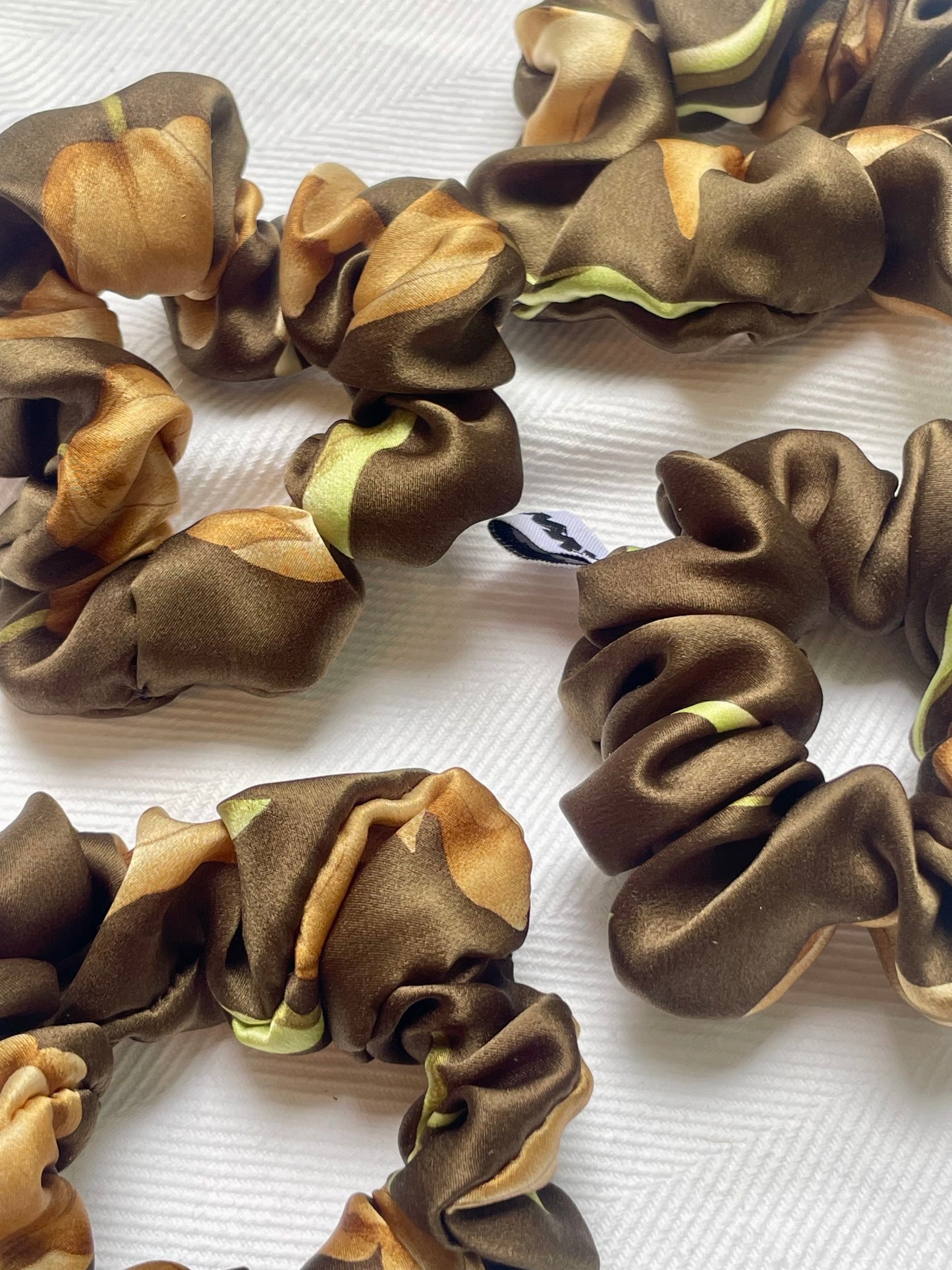 Silk Scrunchie olive garden