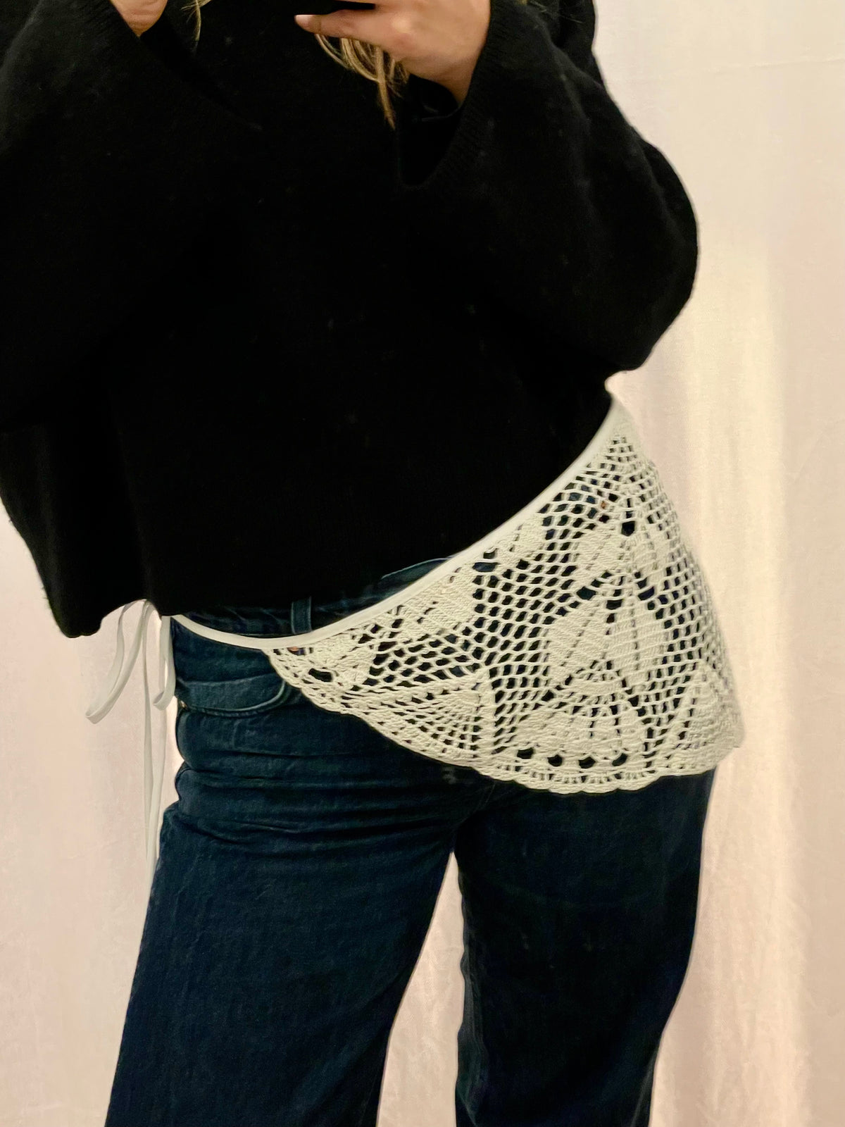 Filet Lace belt #16
