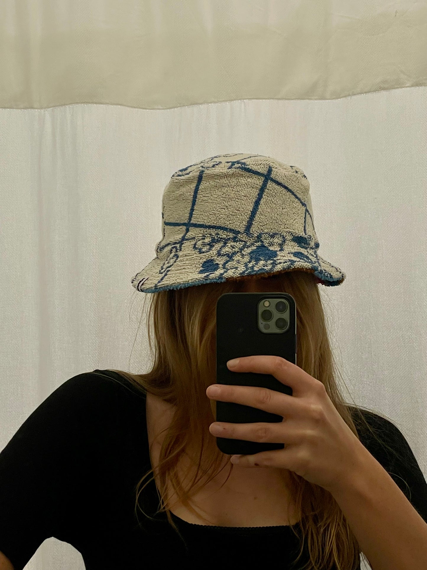 Reversible Bucket Hat comic flower