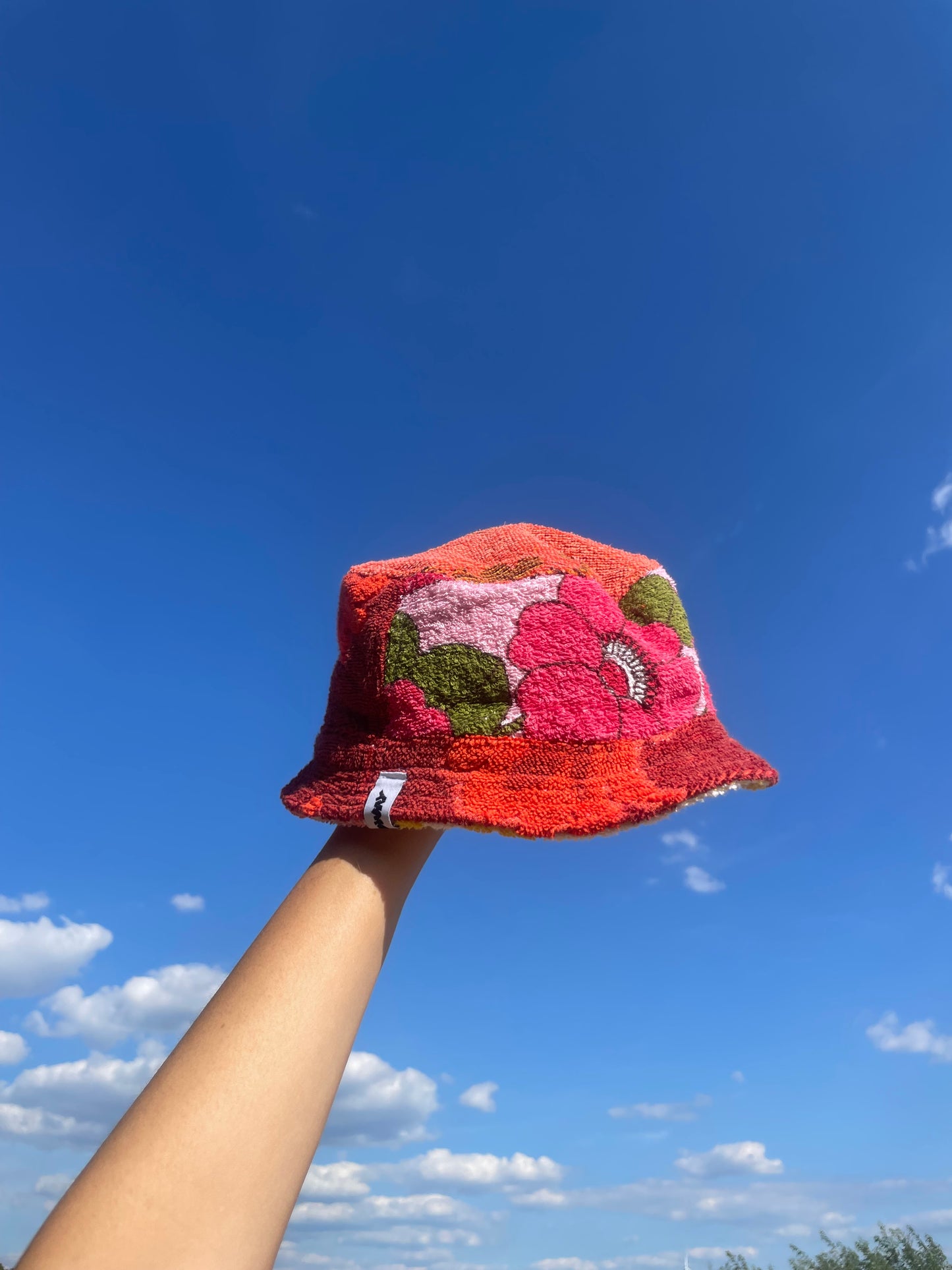 Reversible Bucket Hat pastell garden
