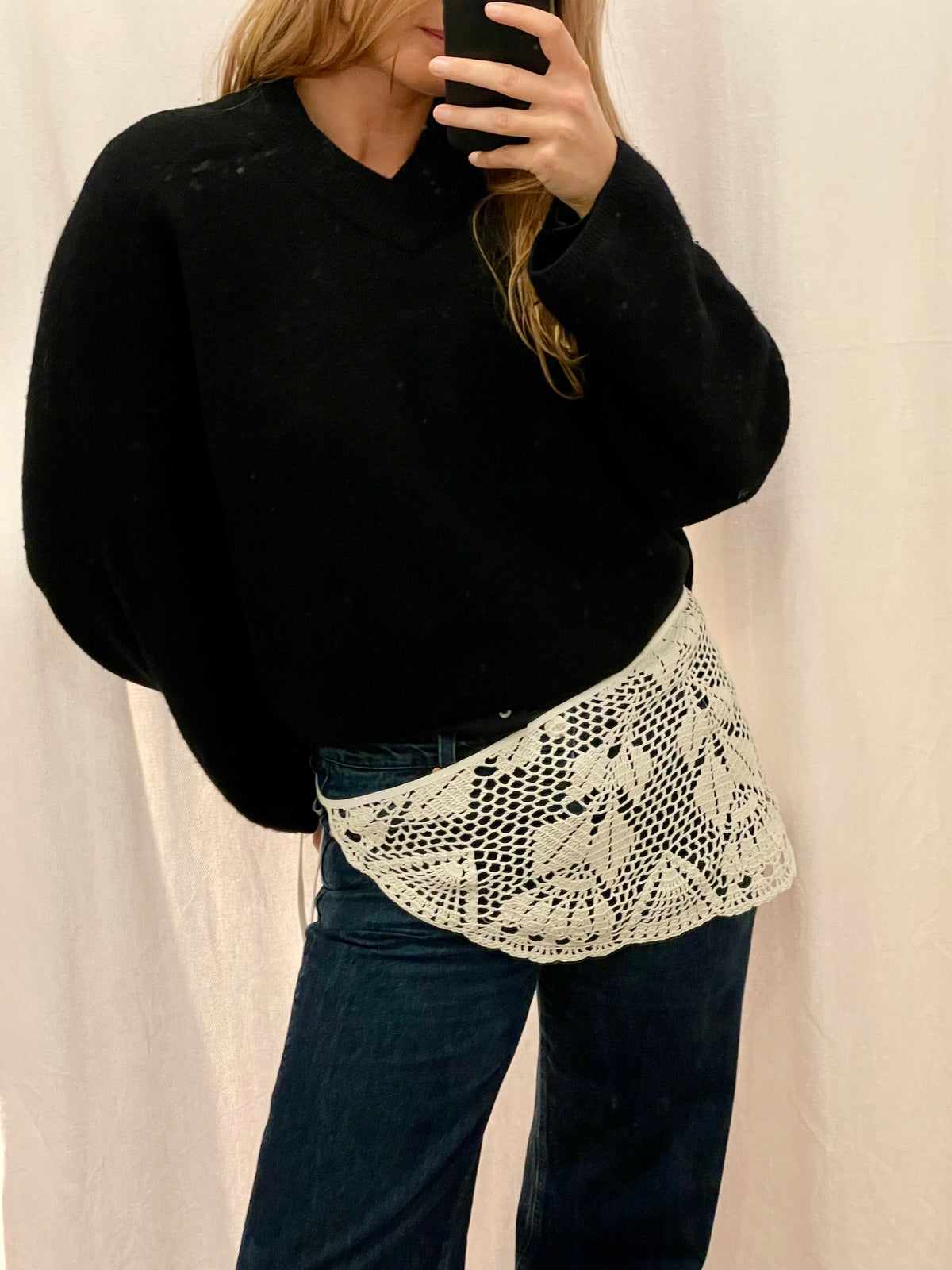 Filet Lace belt #16