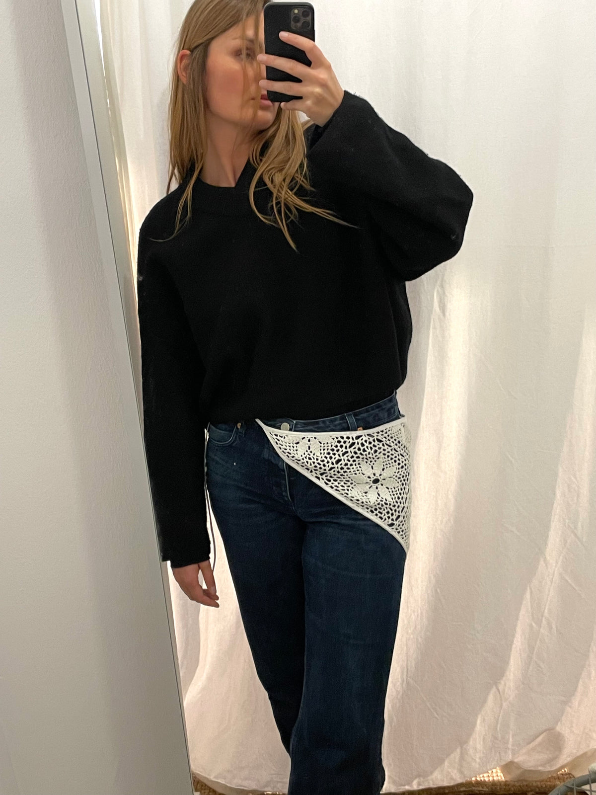 Filet Lace belt #14
