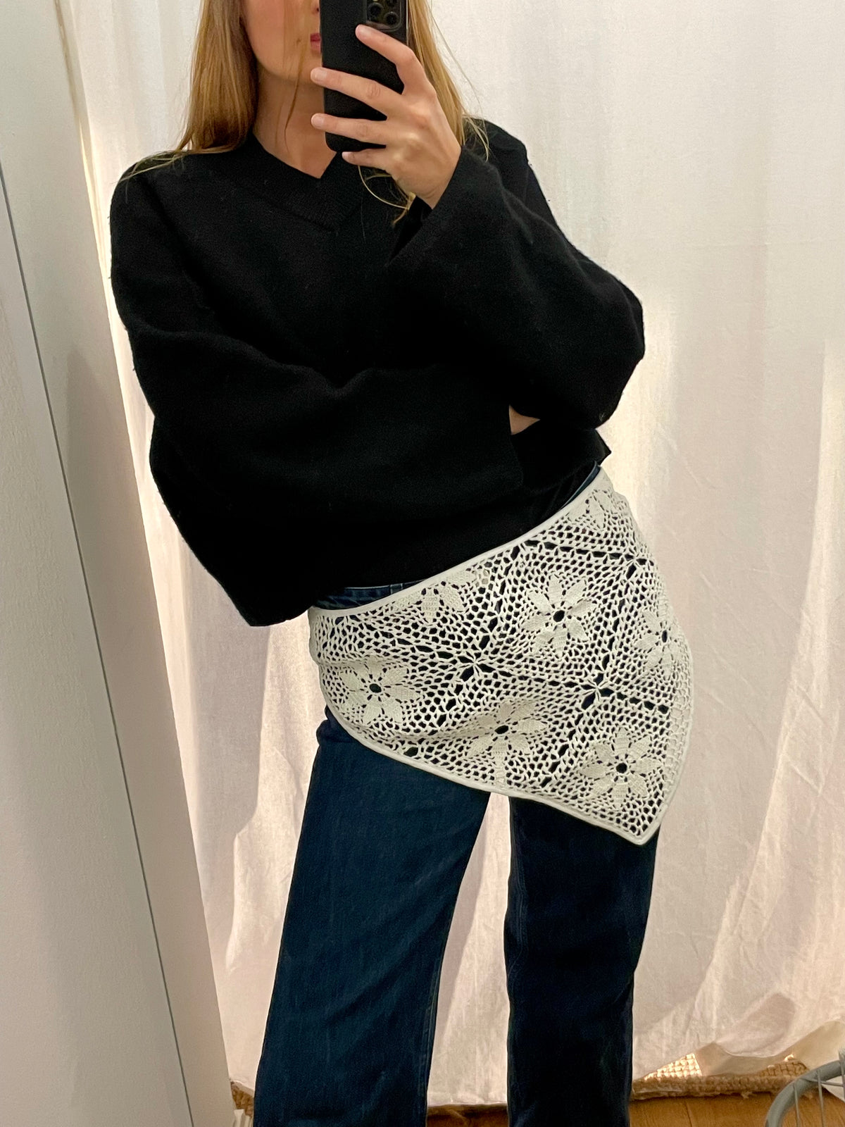 Filet Lace belt #14