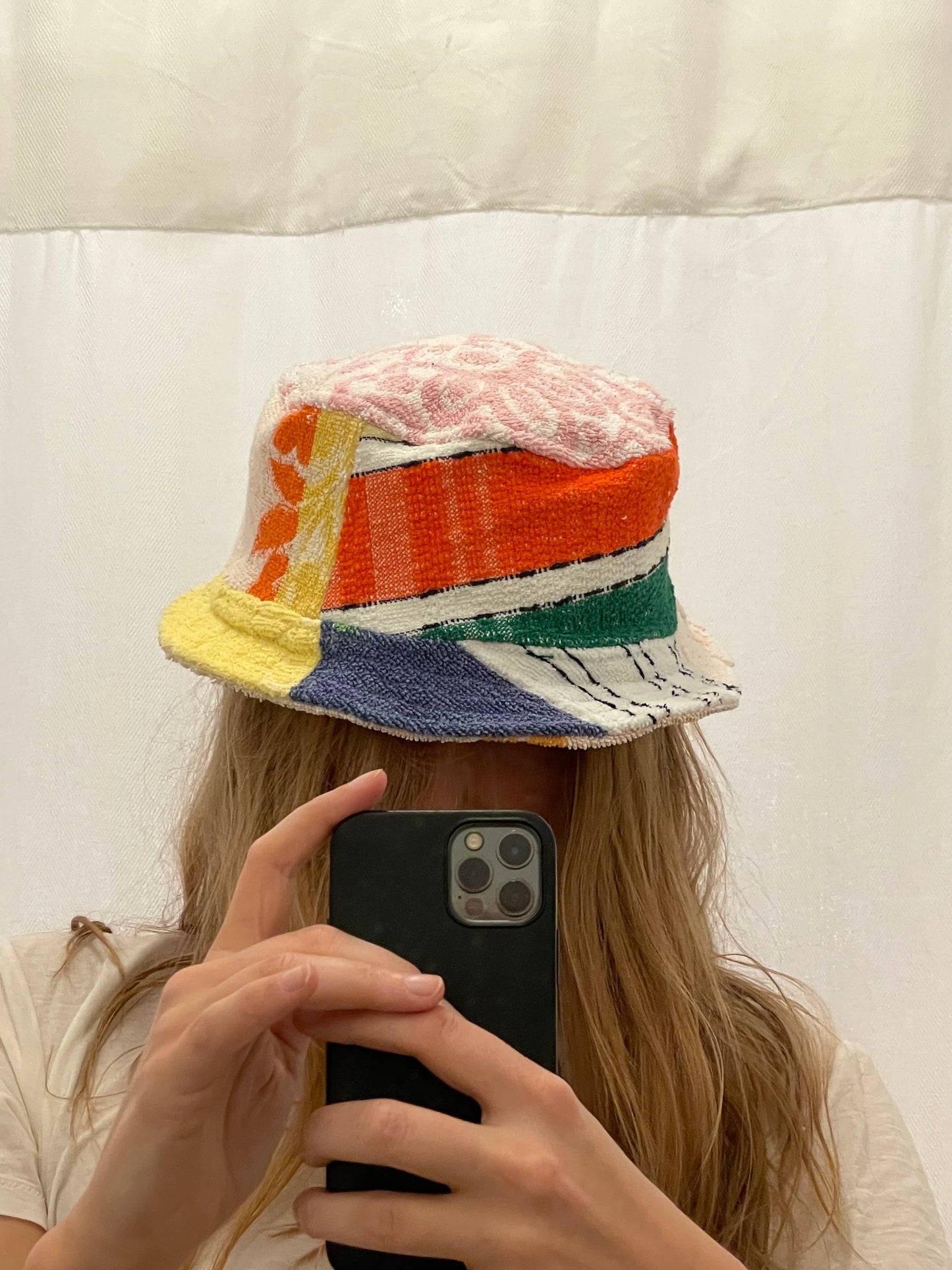 Reversible Bucket Hat fun patchwork