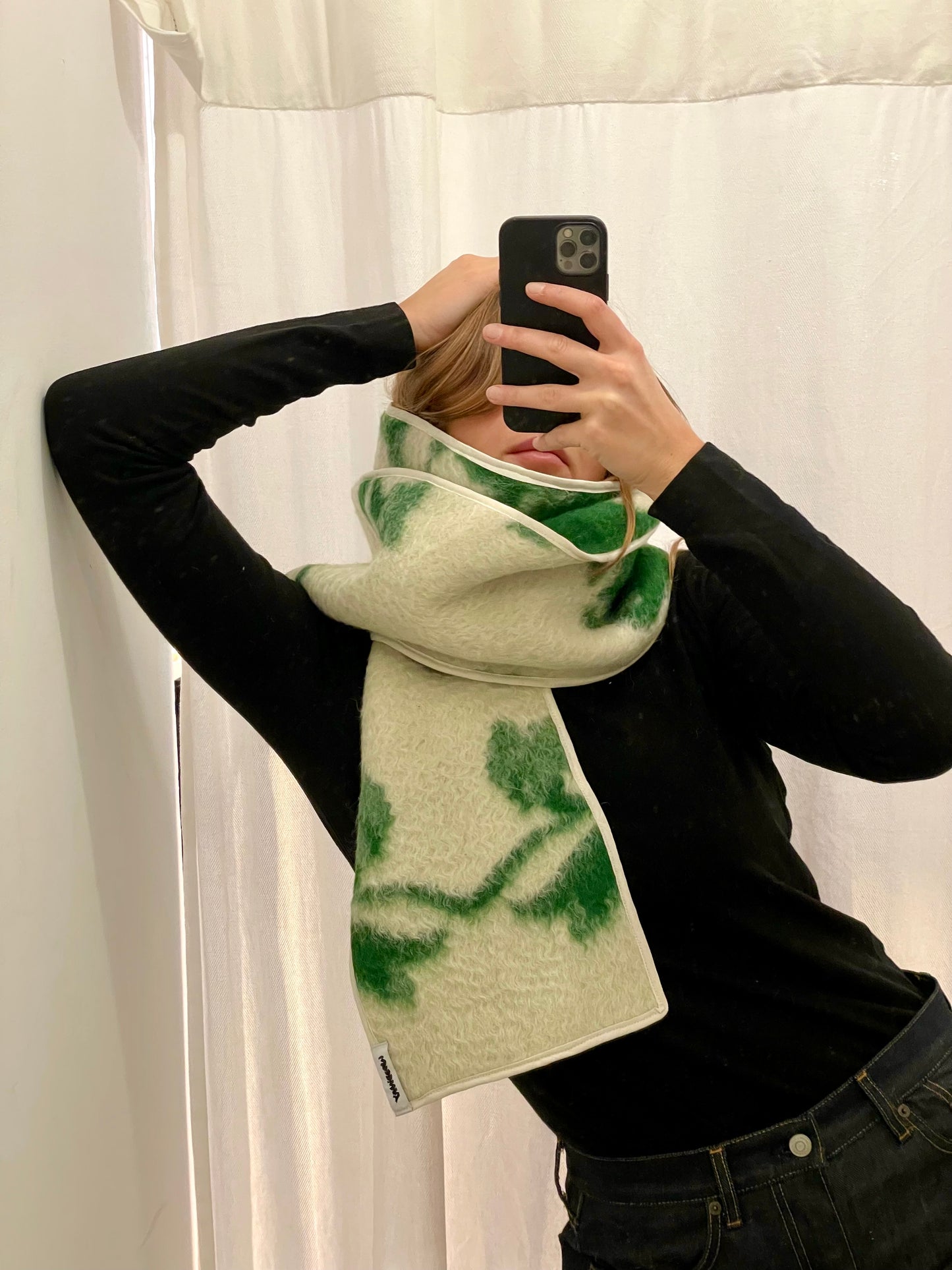 Scarf warm clover