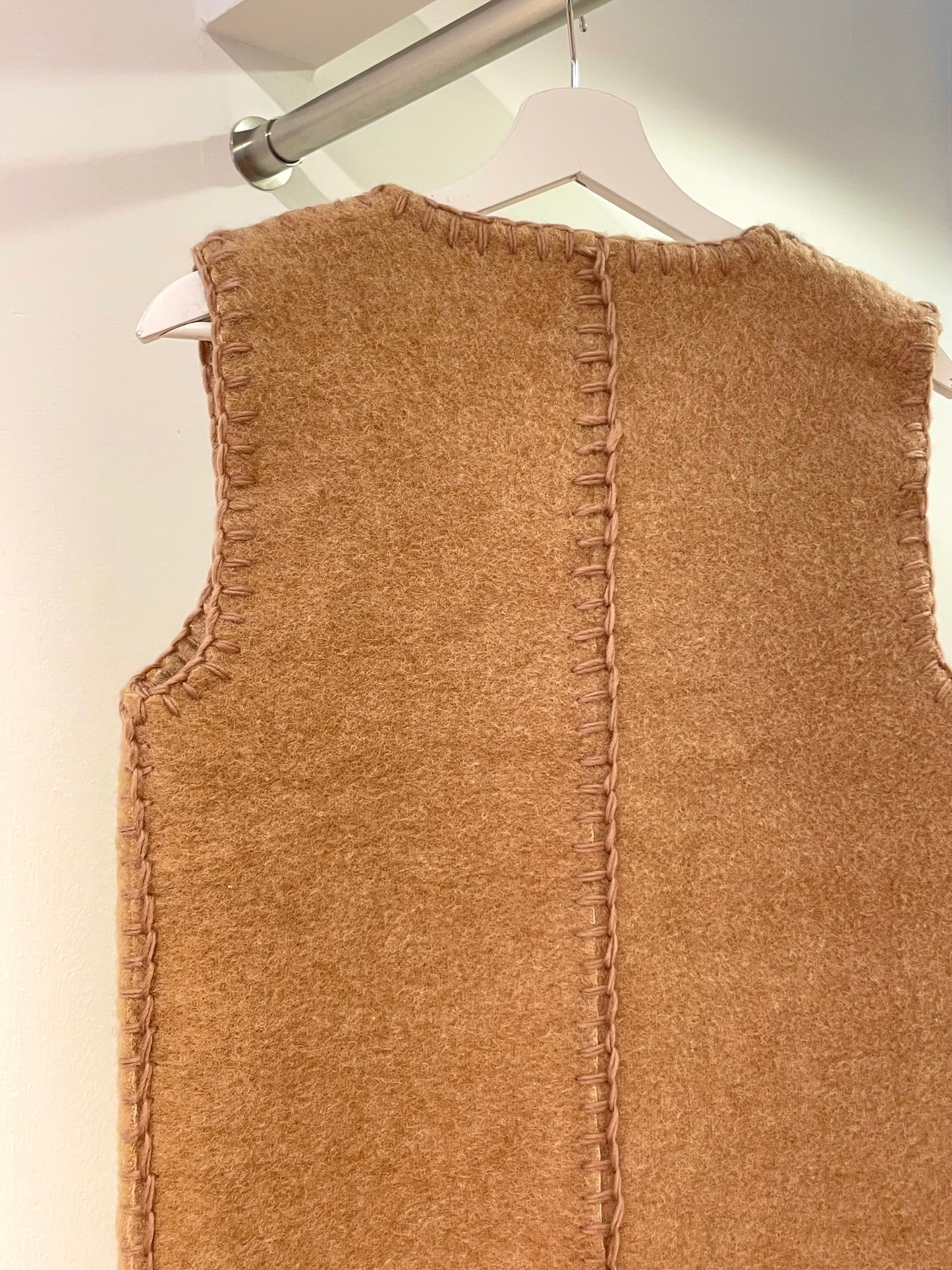 Weste Adan soft camel / S