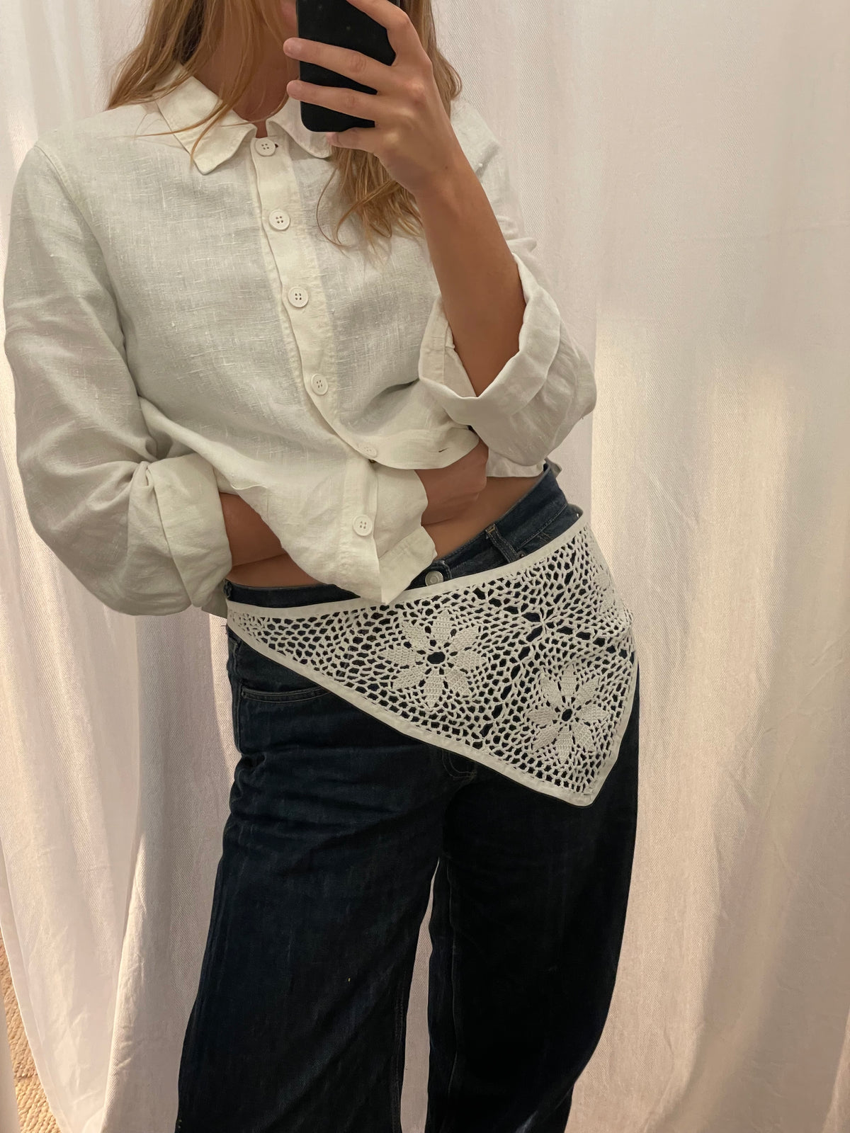 Filet Lace belt #4