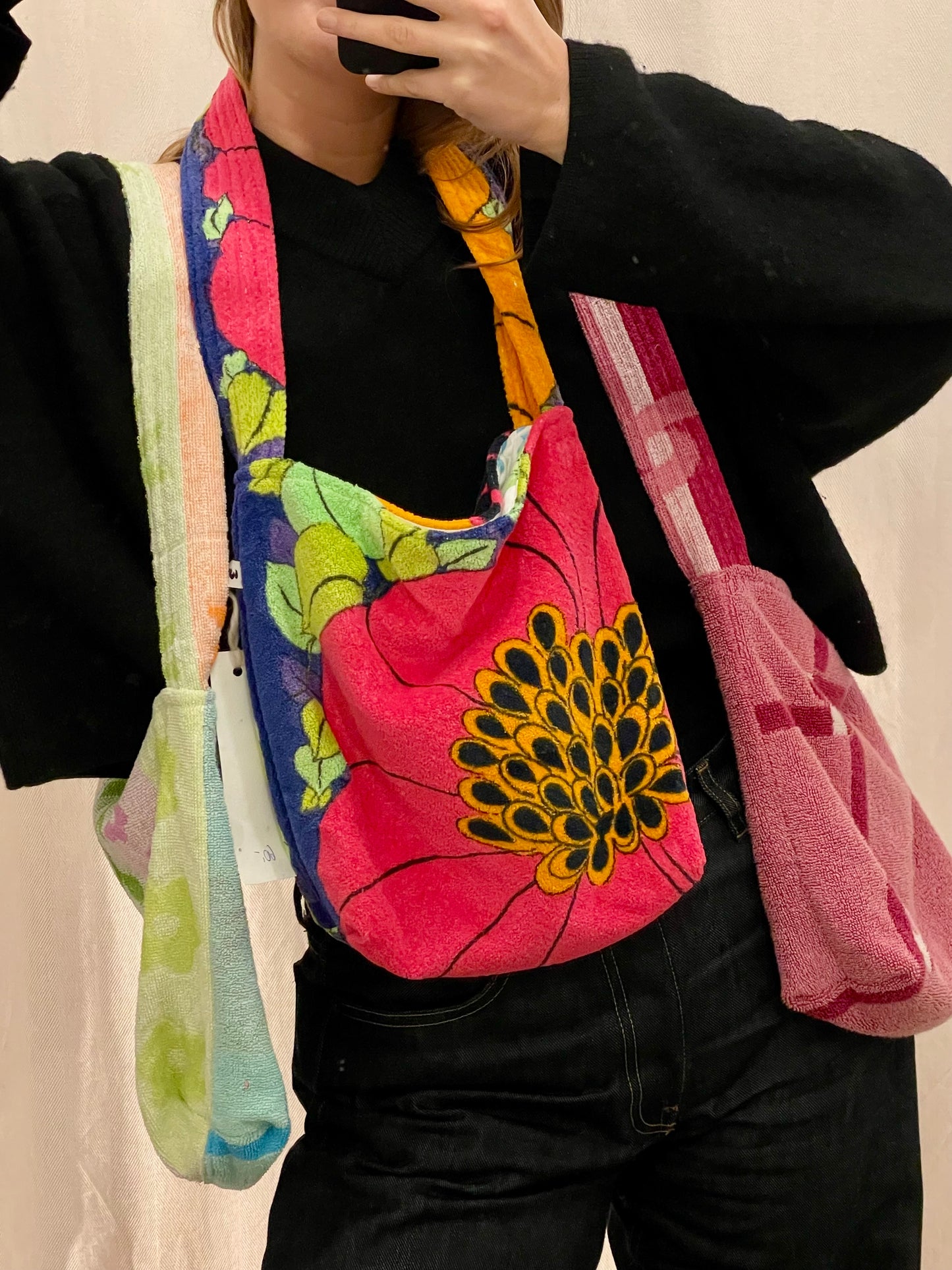 Effi shoulder bag pink origami