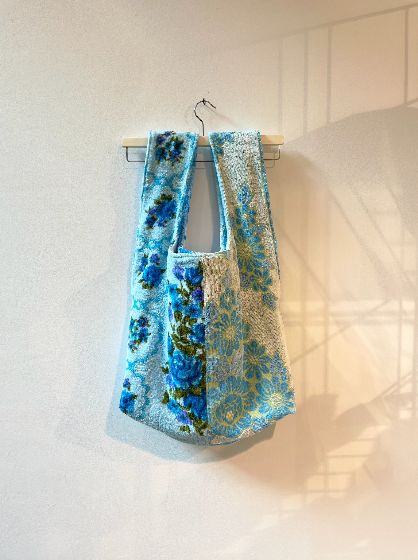 Reversible XXL Shopper blue fantasy