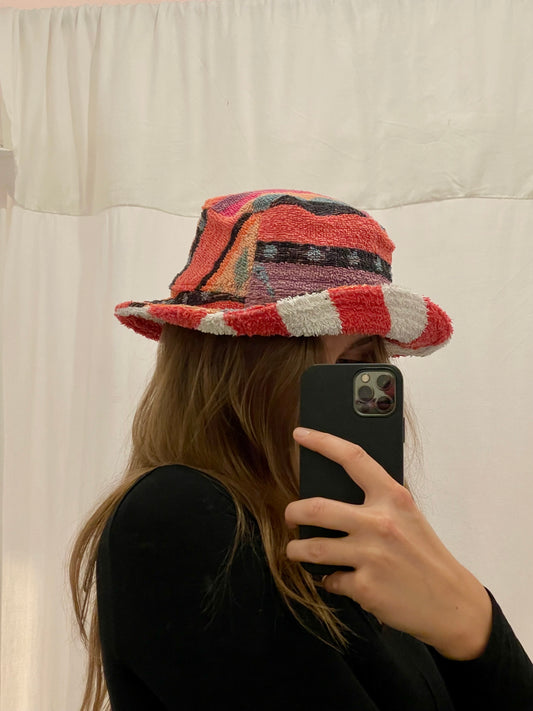 Reversible Bucket Hat stripey / L