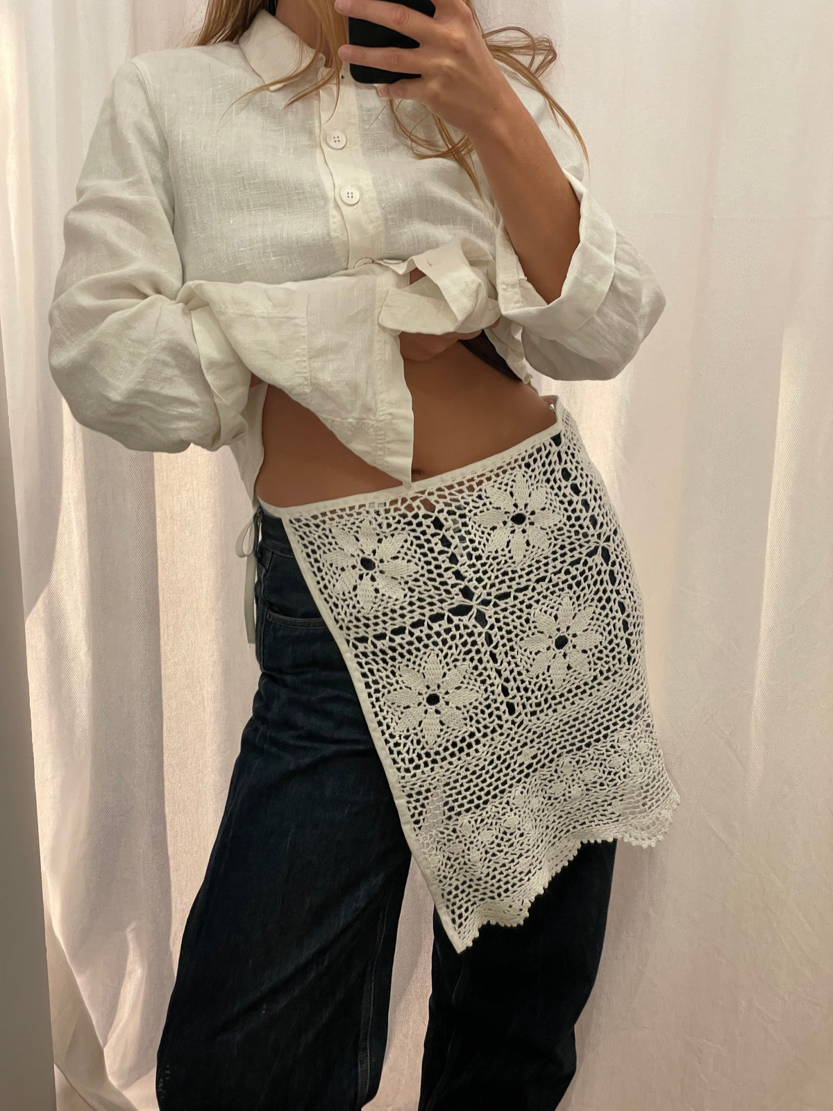 Filet Lace belt #3